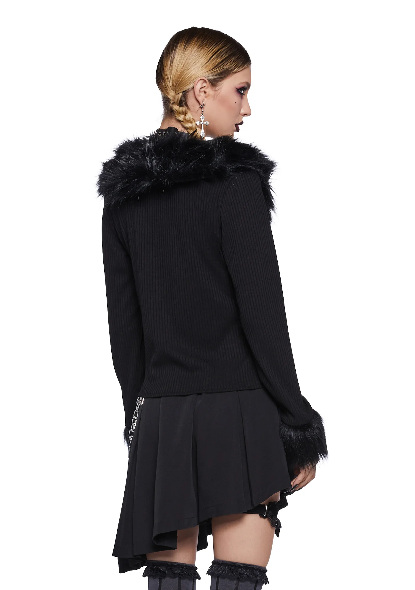 Sinister Spellbook Knit Sweater - Image 4