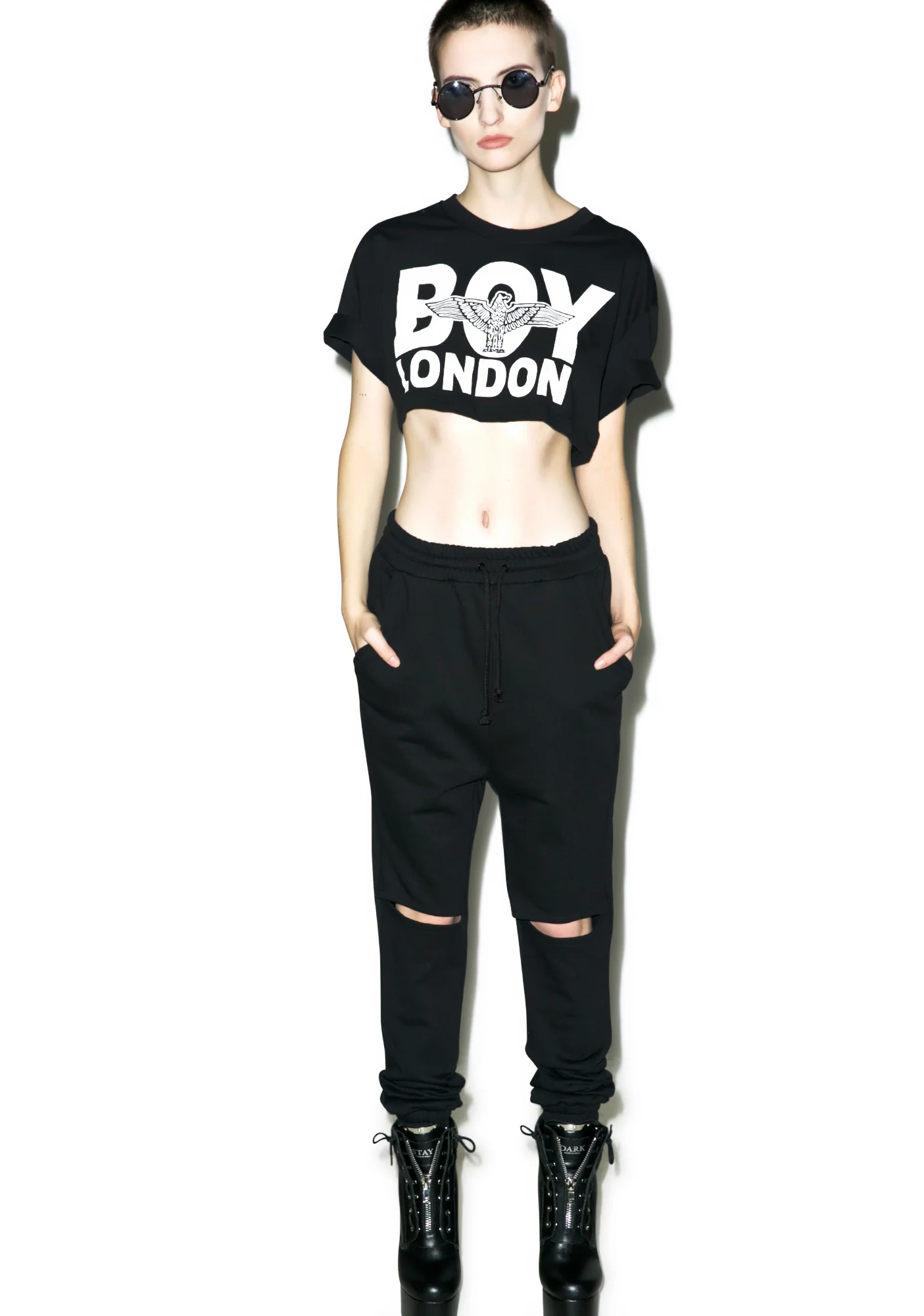 Sinner Cut-Out Sweatpants - Image 4