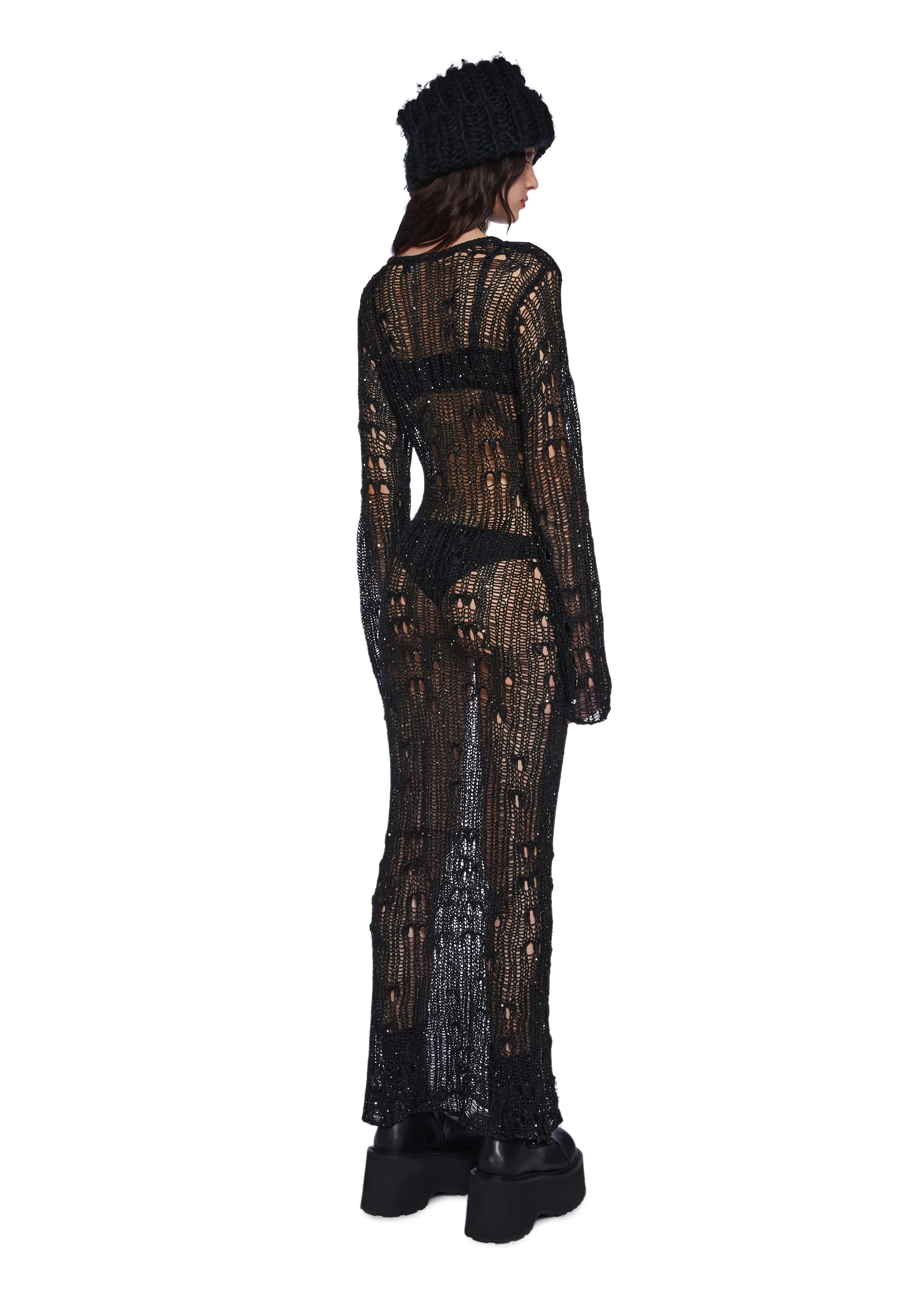 Siren Sequin Maxi Dress - Image 4