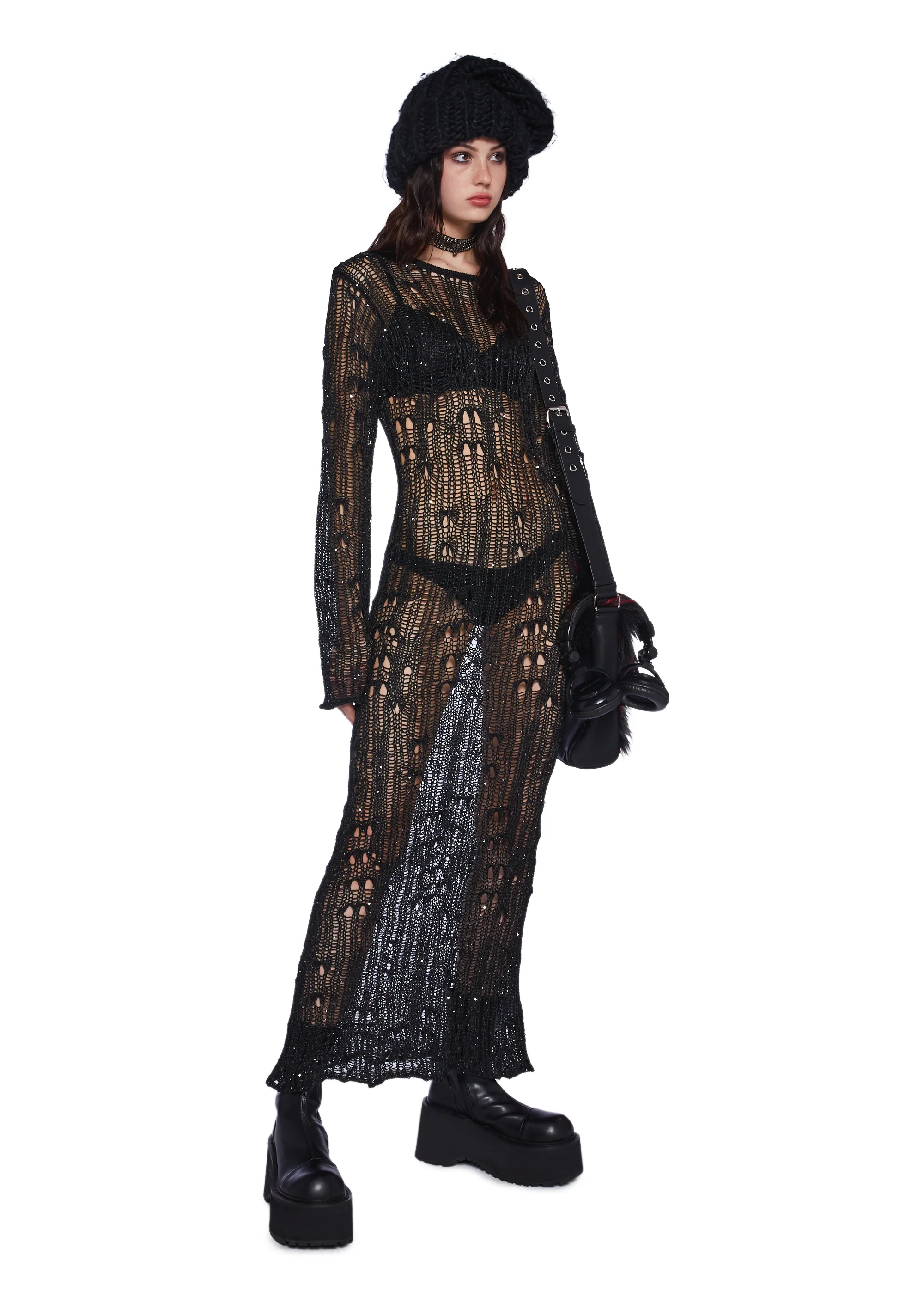 Siren Sequin Maxi Dress - Image 5