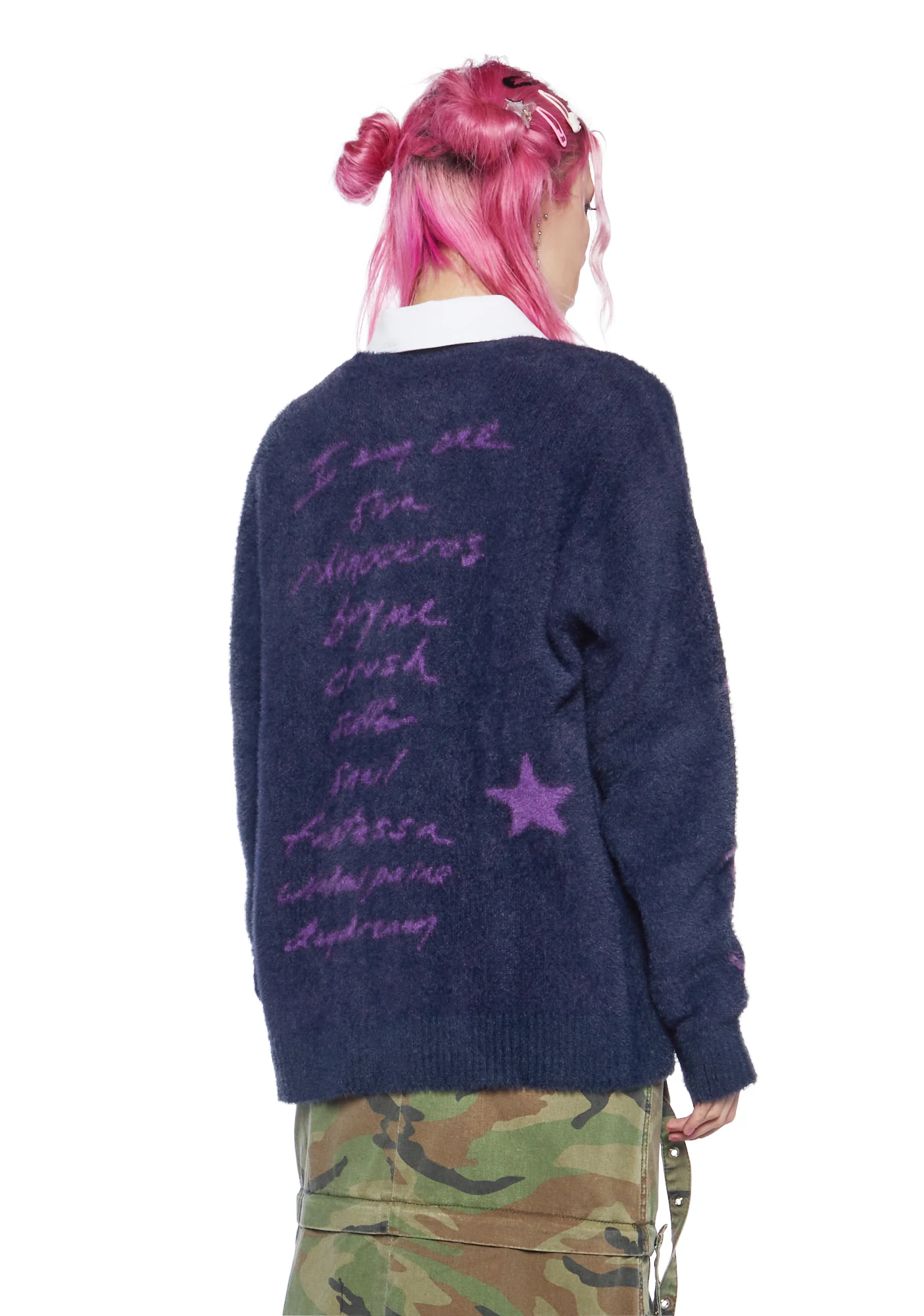 Siva Mohair Cardigan - Image 4