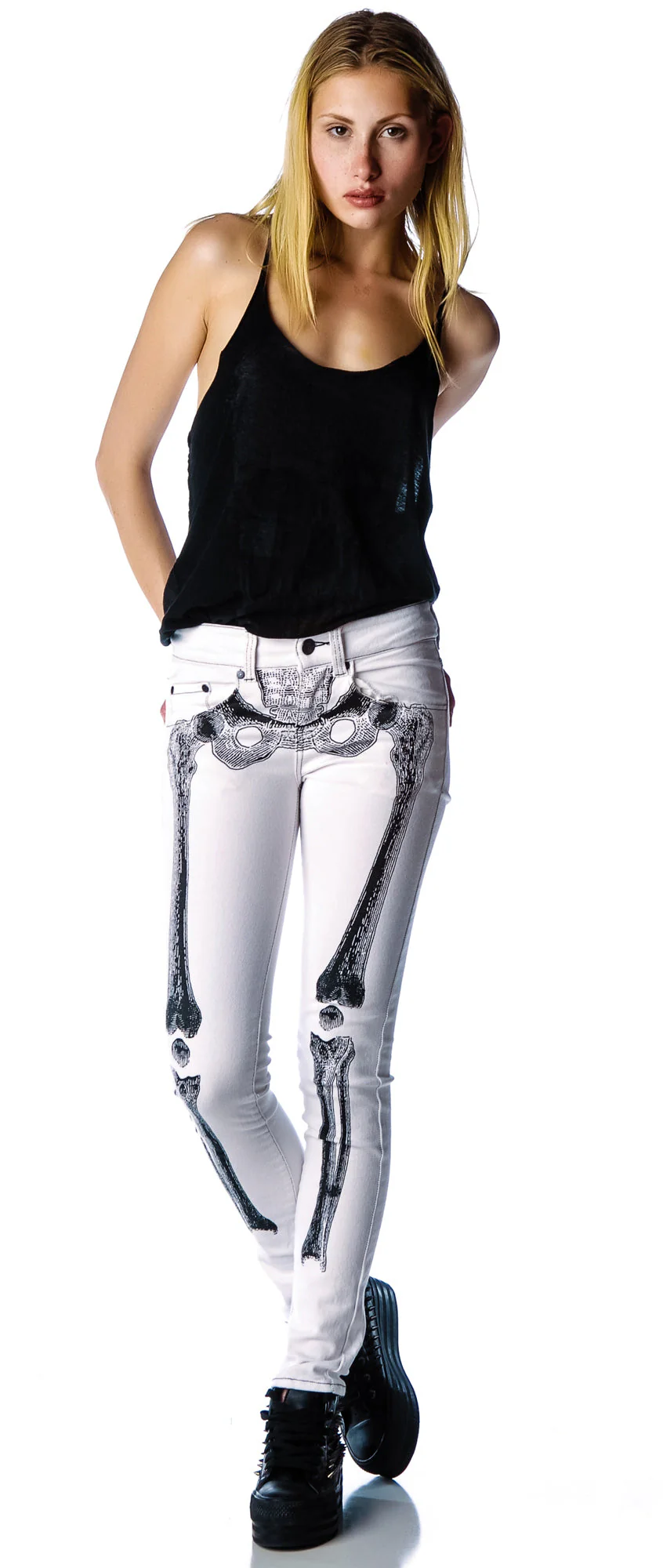 Skelebone Jeans - Black - Image 5