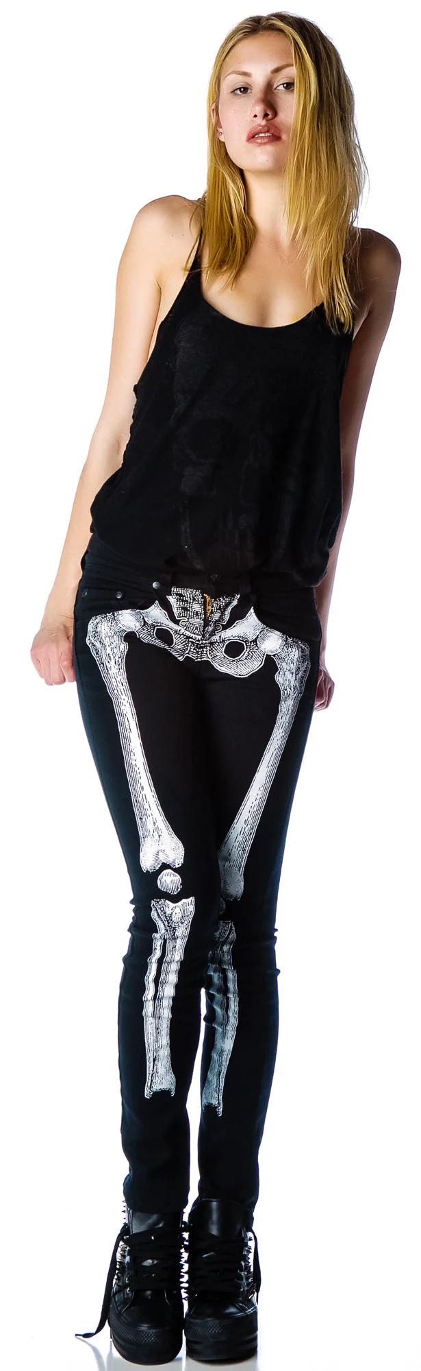 Skelebone Jeans - Black - Image 9