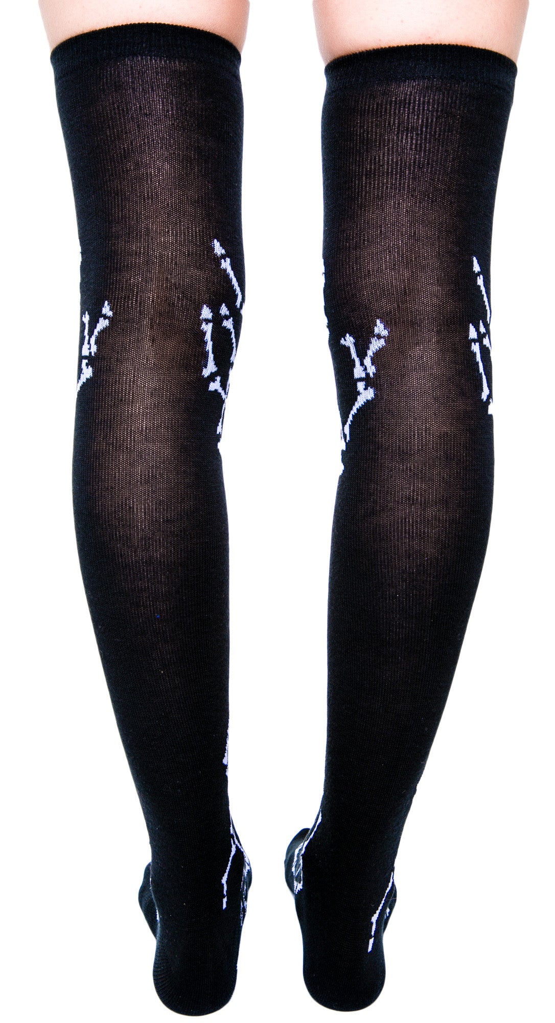 Skeleton Tree Lovers Garter Socks - Image 5