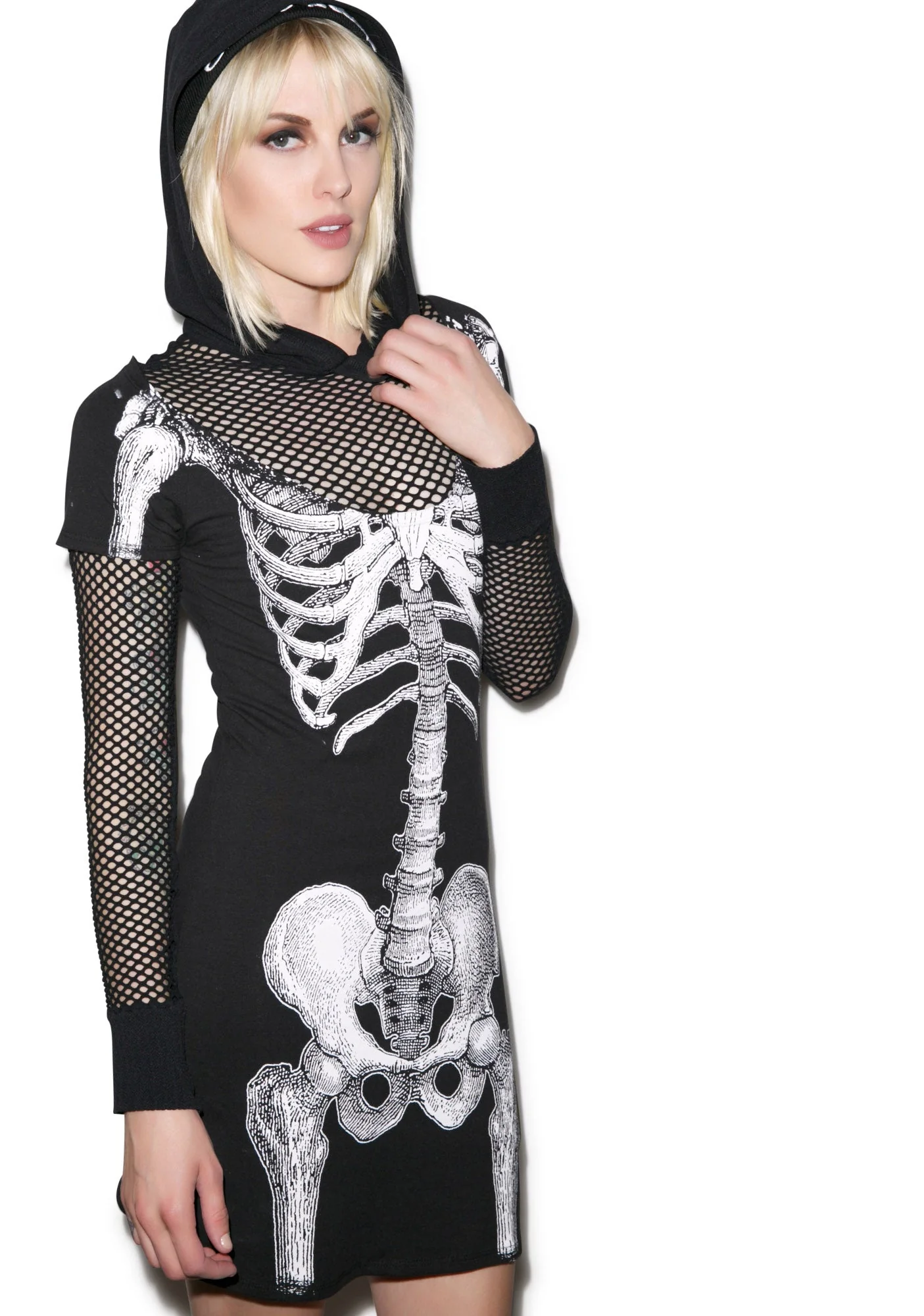 Skeleton Tunic Dress - Stripe - Image 13