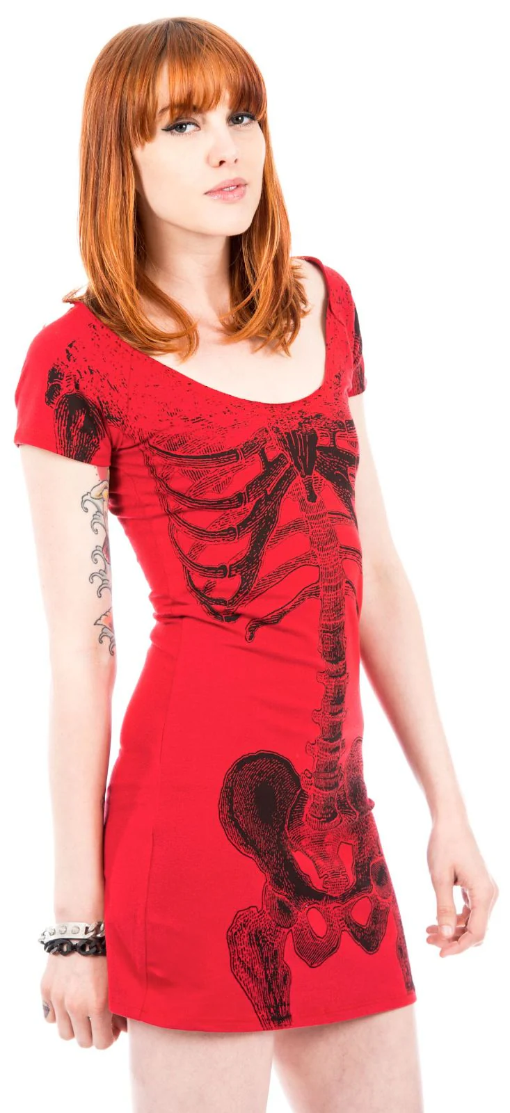 Skeleton Tunic Dress - Stripe - Image 15