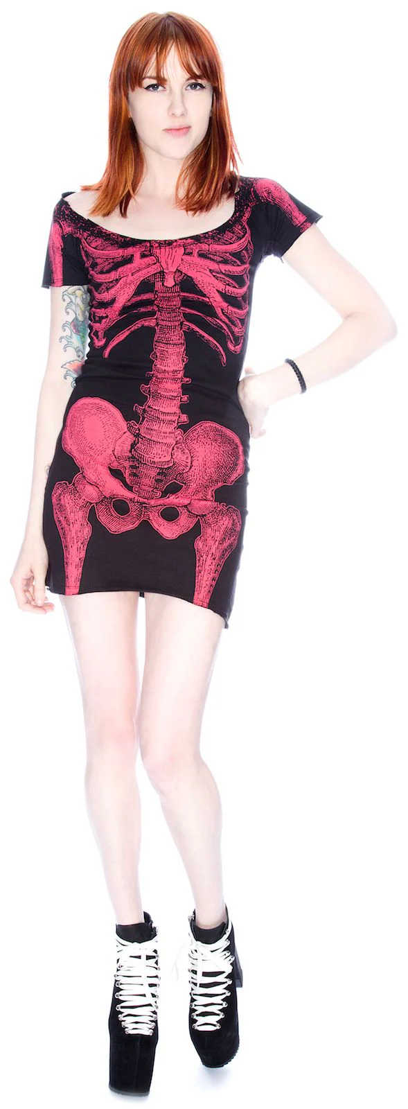 Skeleton Tunic Dress - Stripe - Image 17