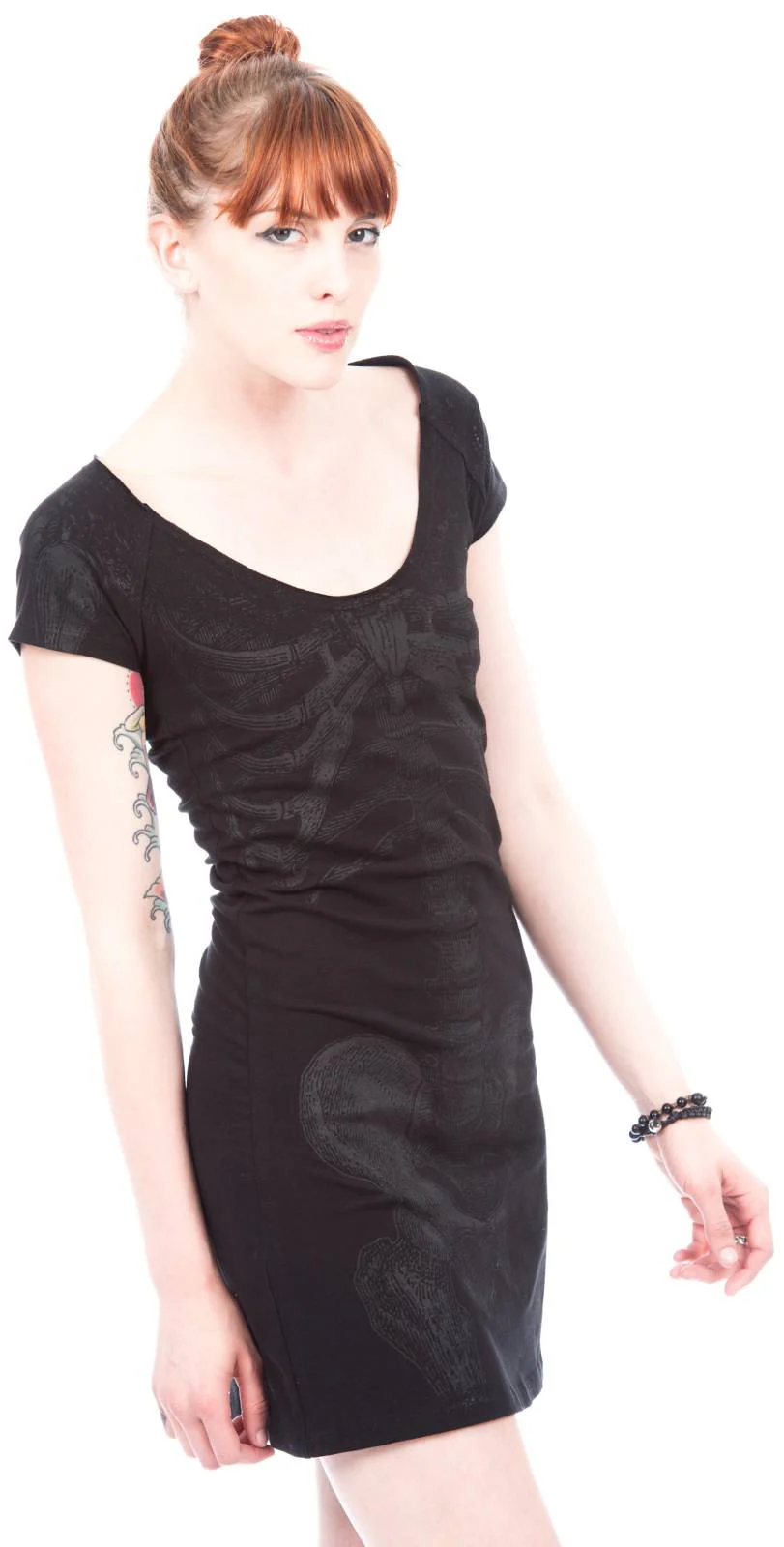 Skeleton Tunic Dress - Stripe - Image 29