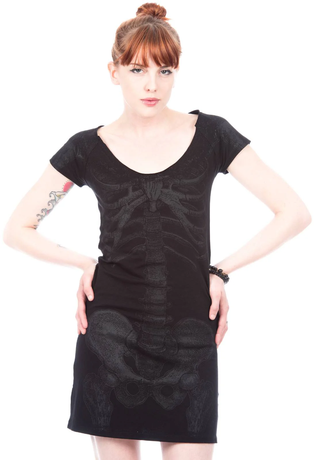 Skeleton Tunic Dress - Stripe - Image 30