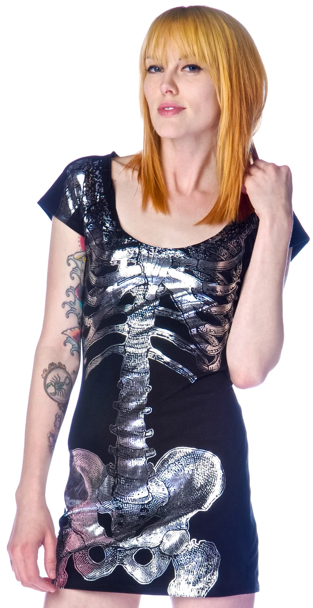 Skeleton Tunic Dress - Stripe - Image 39