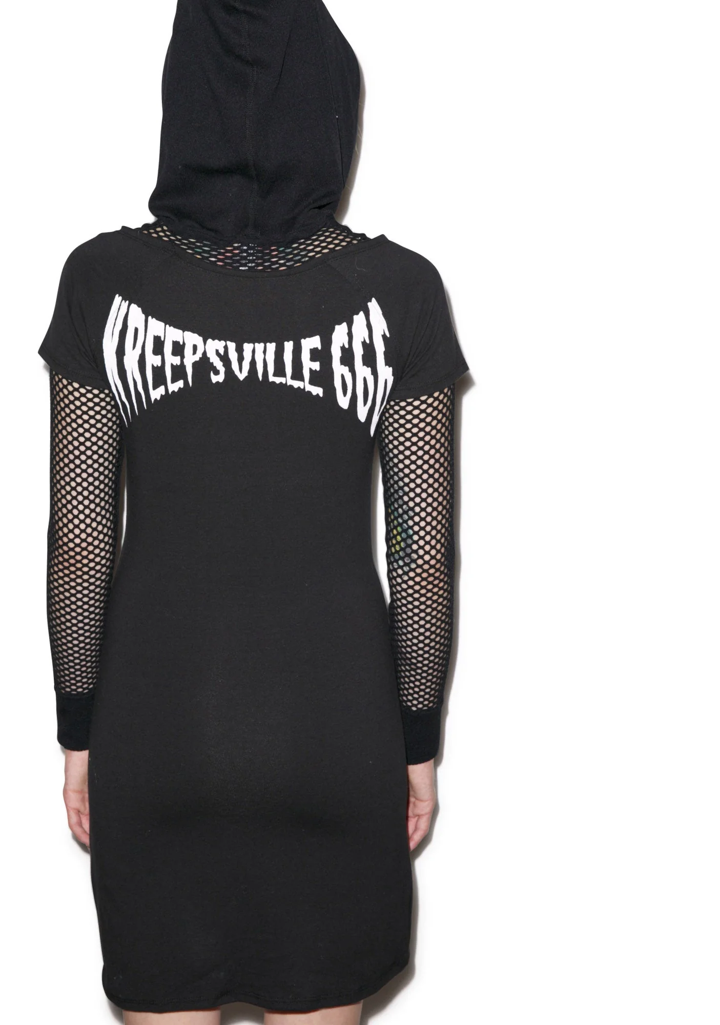 Skeleton Tunic Dress - Stripe - Image 4