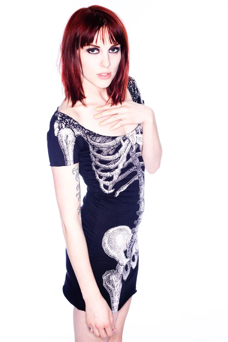 Skeleton Tunic Dress - Stripe - Image 5