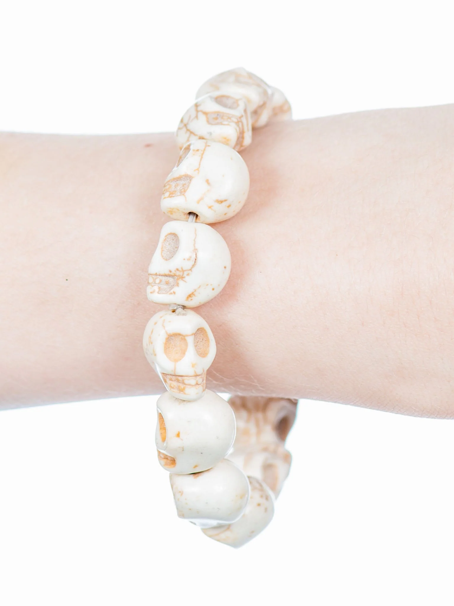 Skull Bracelet - Off White - Image 4