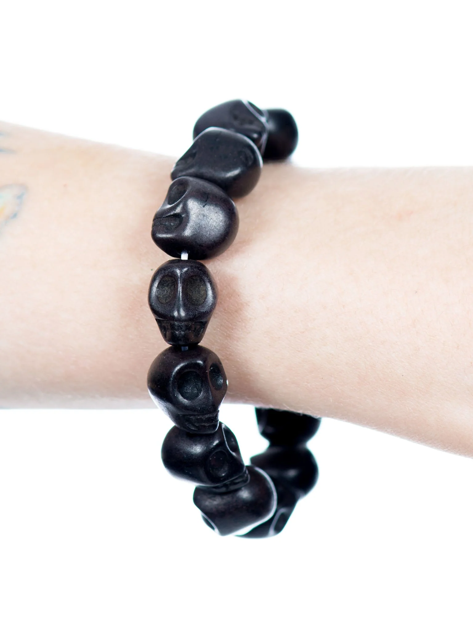 Skull Bracelet - Black - Image 2