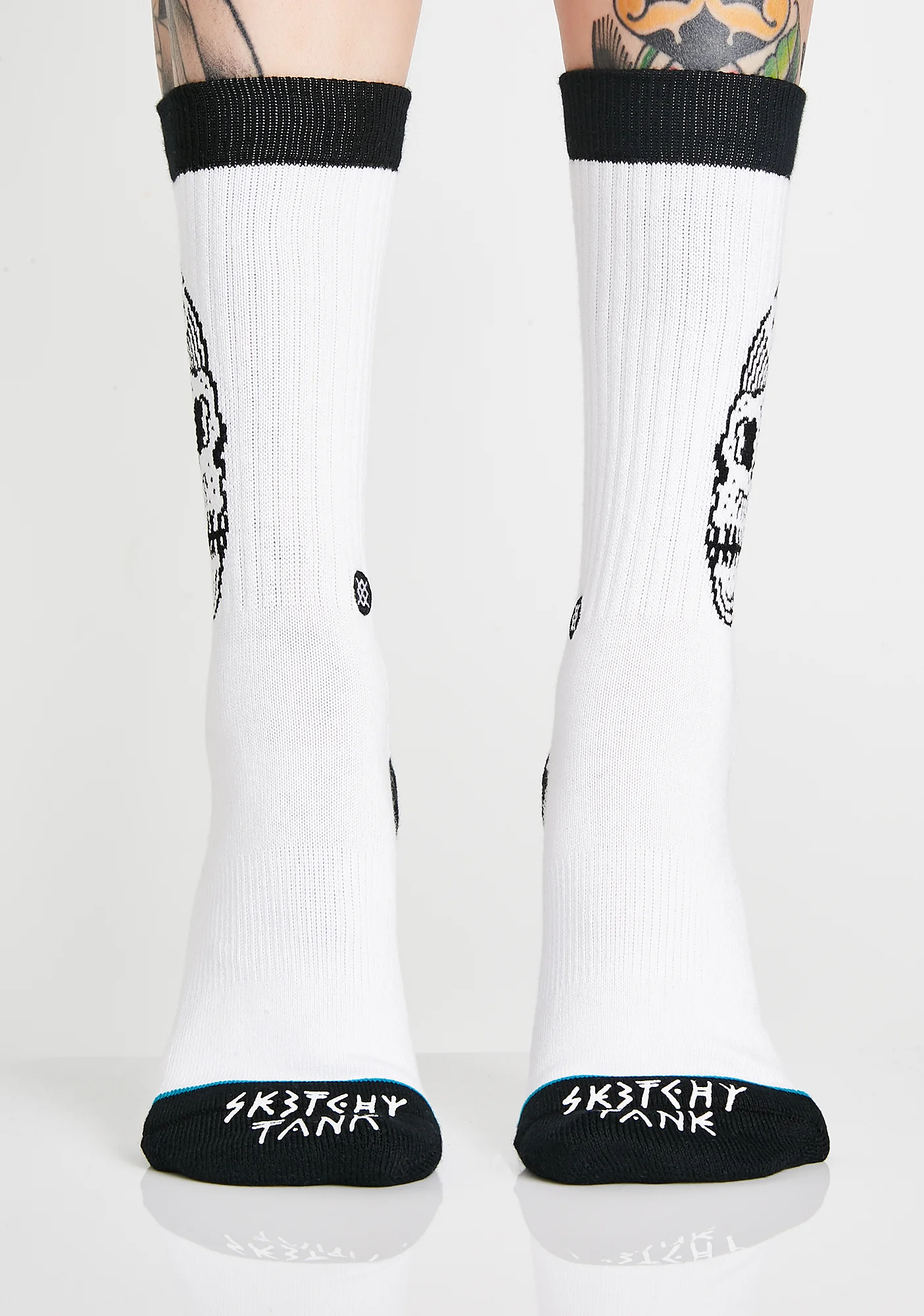 Skull Palm Crew Socks - Image 4