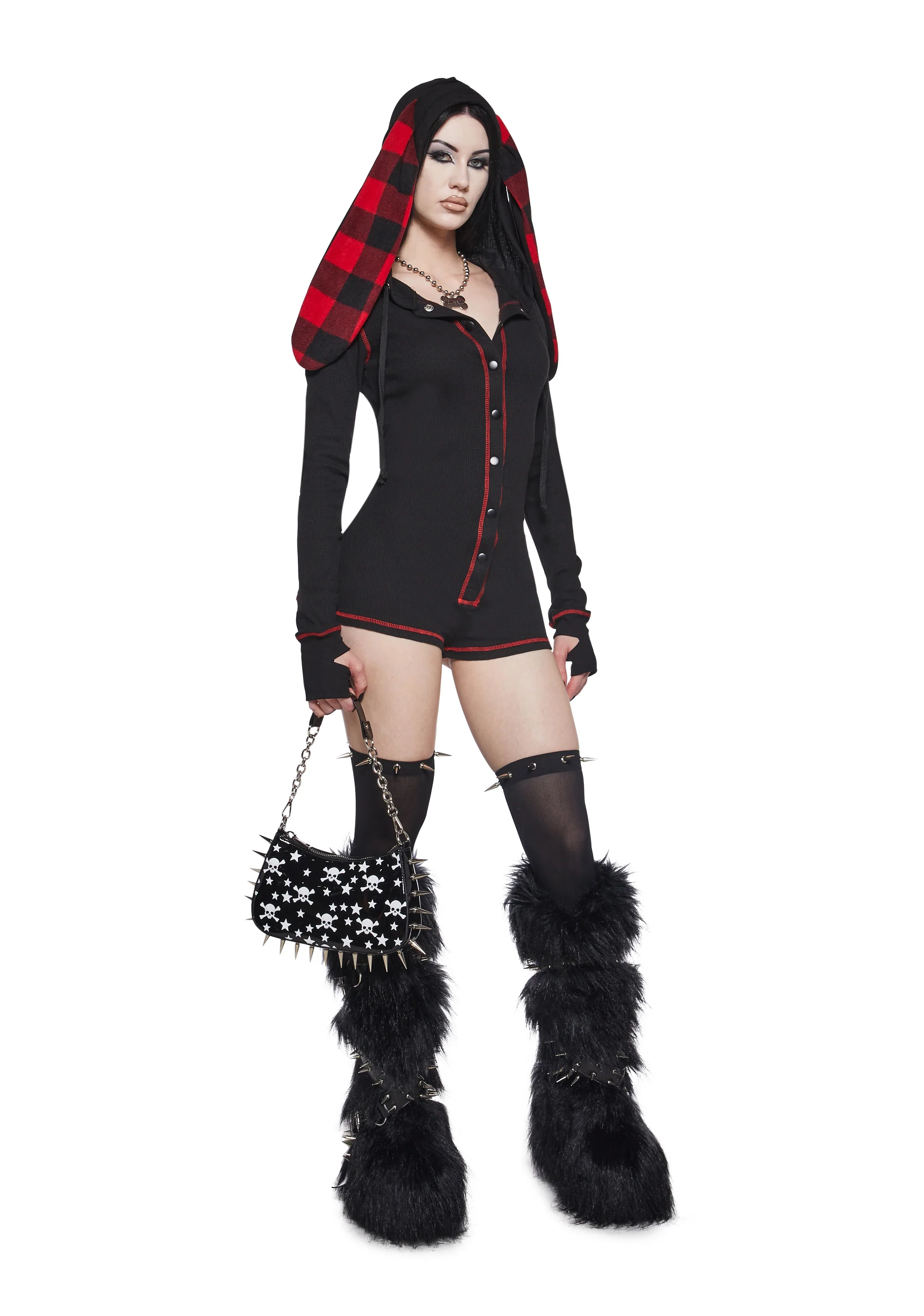 Punk Memories Spiked Shoulder Bag - Image 2