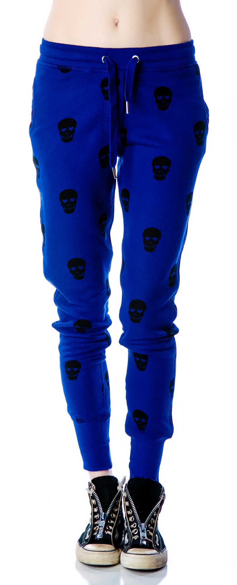 Skull Sweatpants - Blue - Image 3