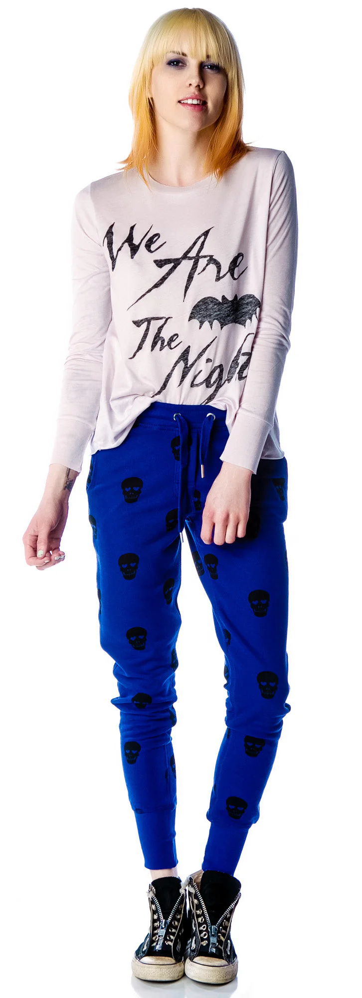 Skull Sweatpants - Blue - Image 5