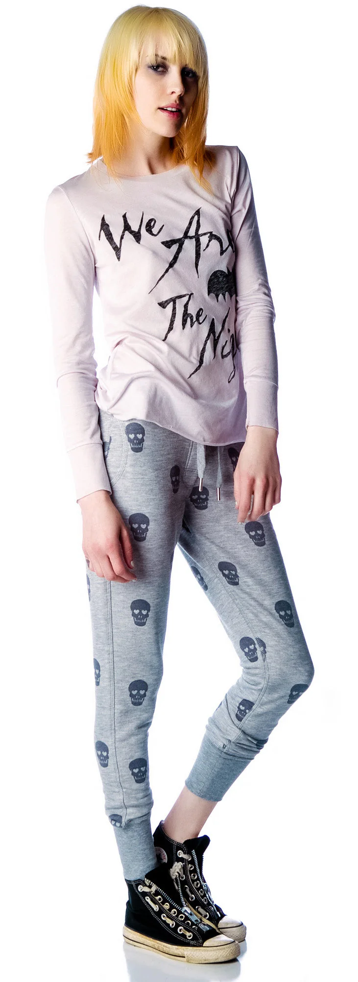 Skull Sweatpants - Black - Image 8