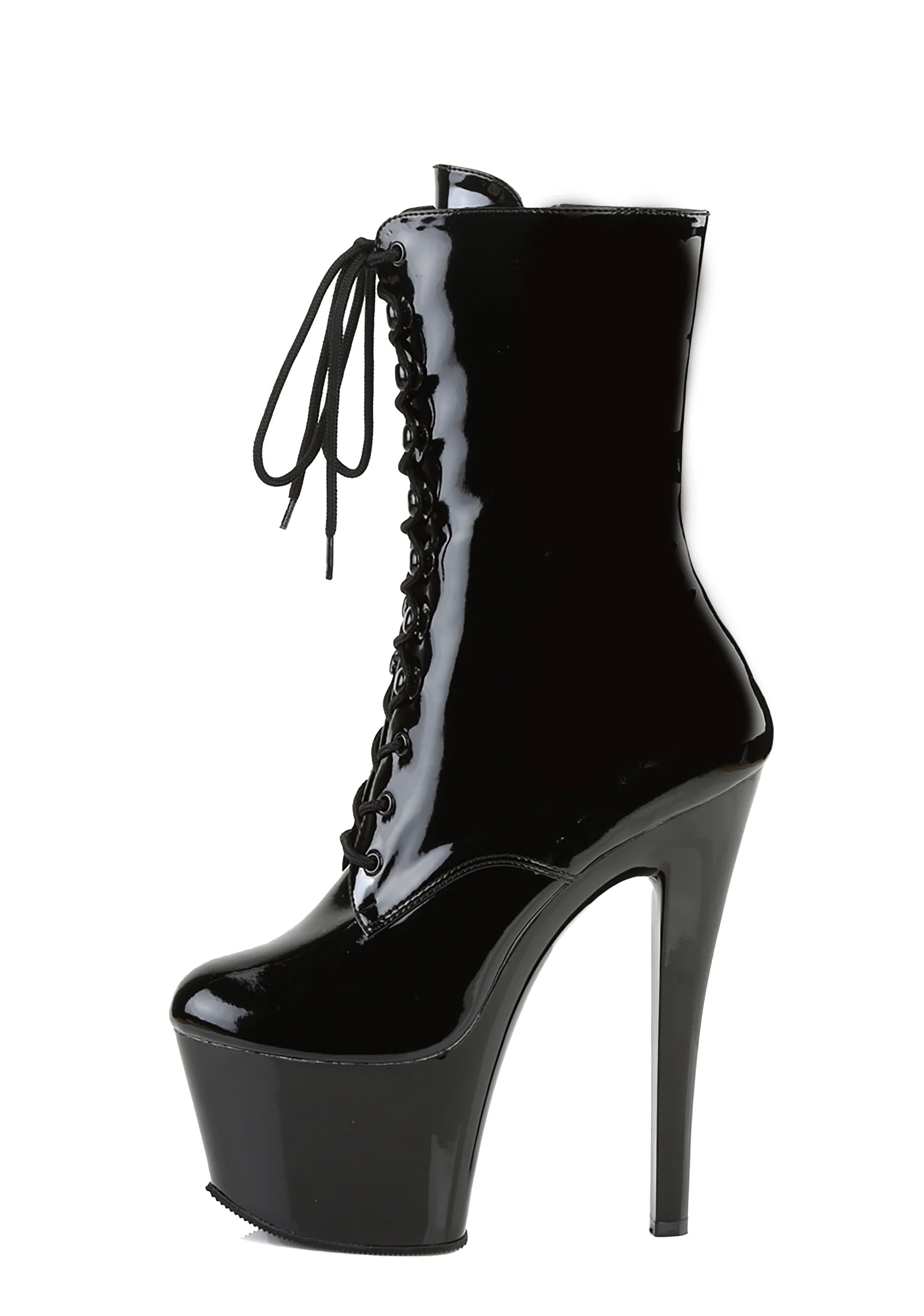 Sky-1020 Platform Ankle Boots-Black - Image 3