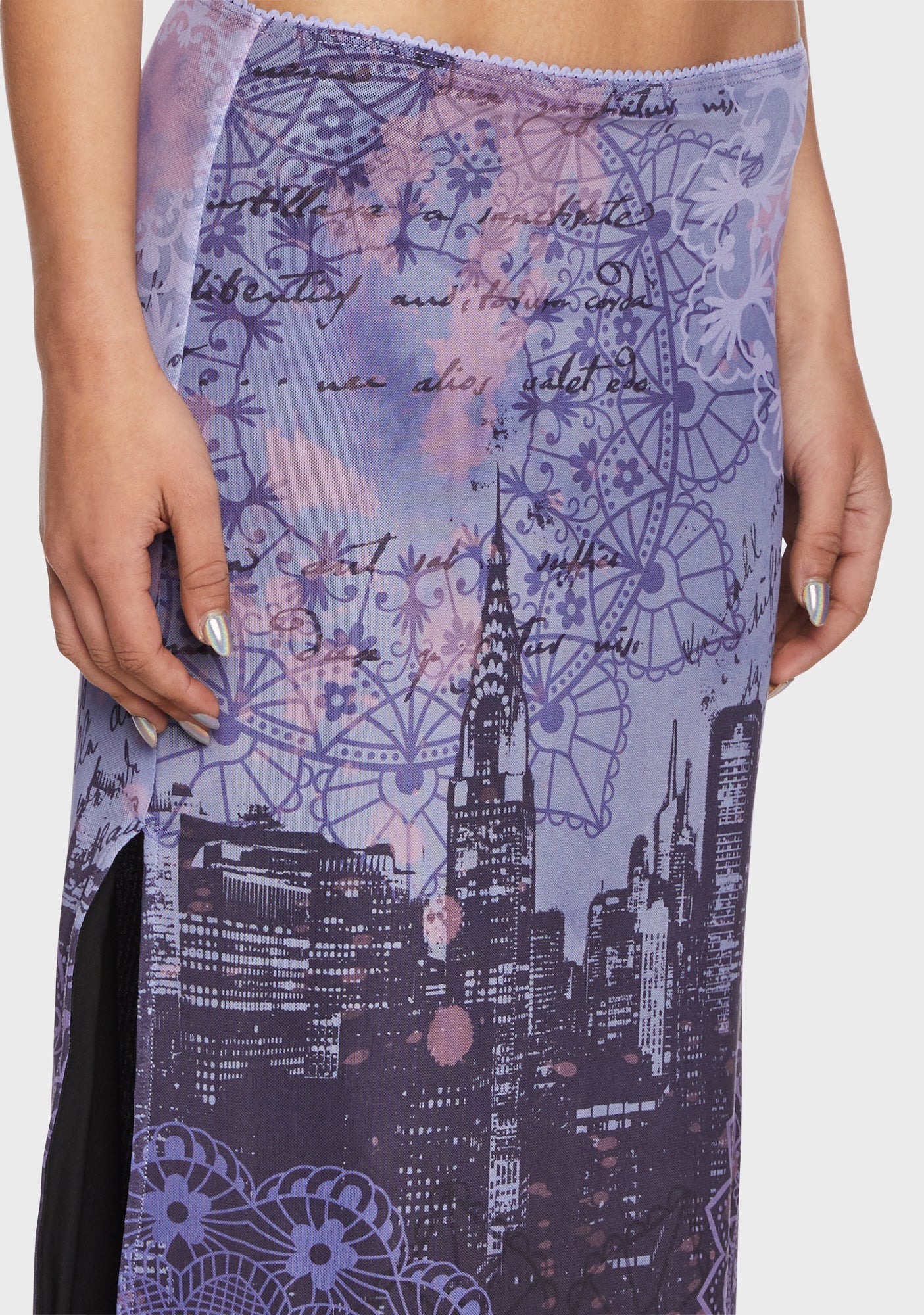 Skyline Nights Midi Skirt - Image 2