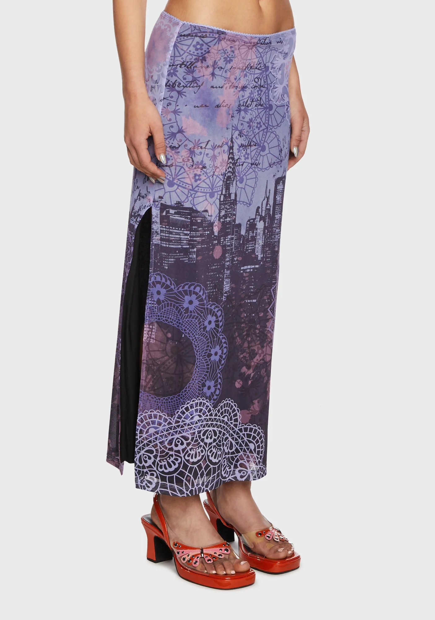 Skyline Nights Midi Skirt - Image 3