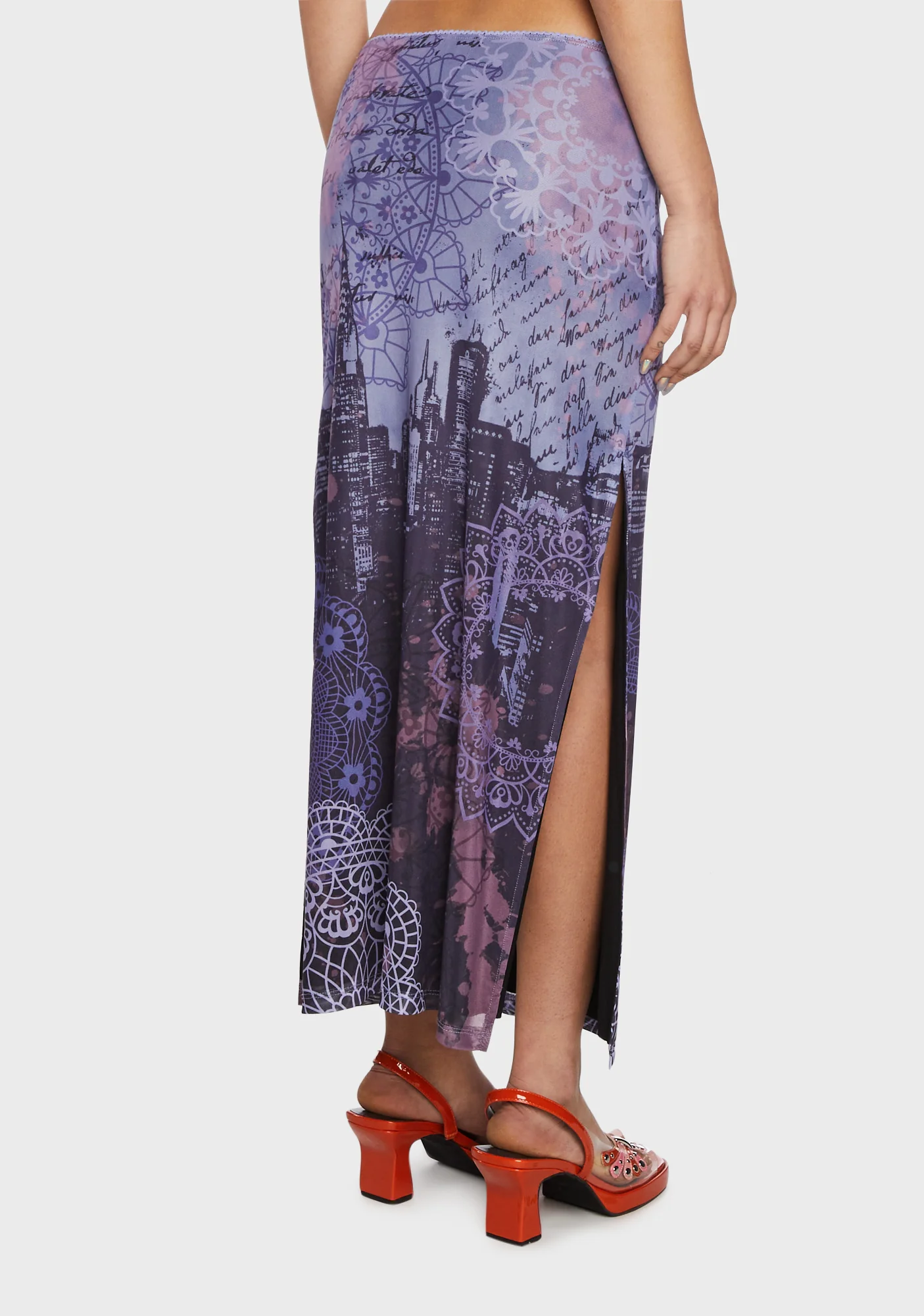 Skyline Nights Midi Skirt - Image 4