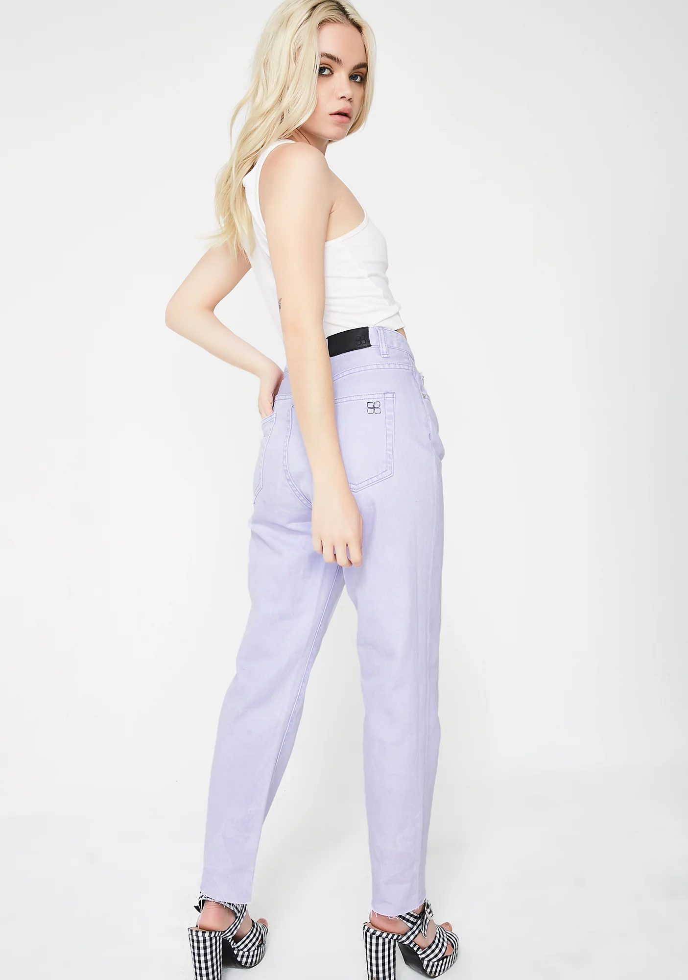 Slater Purple Tina Mom Jeans - Image 4