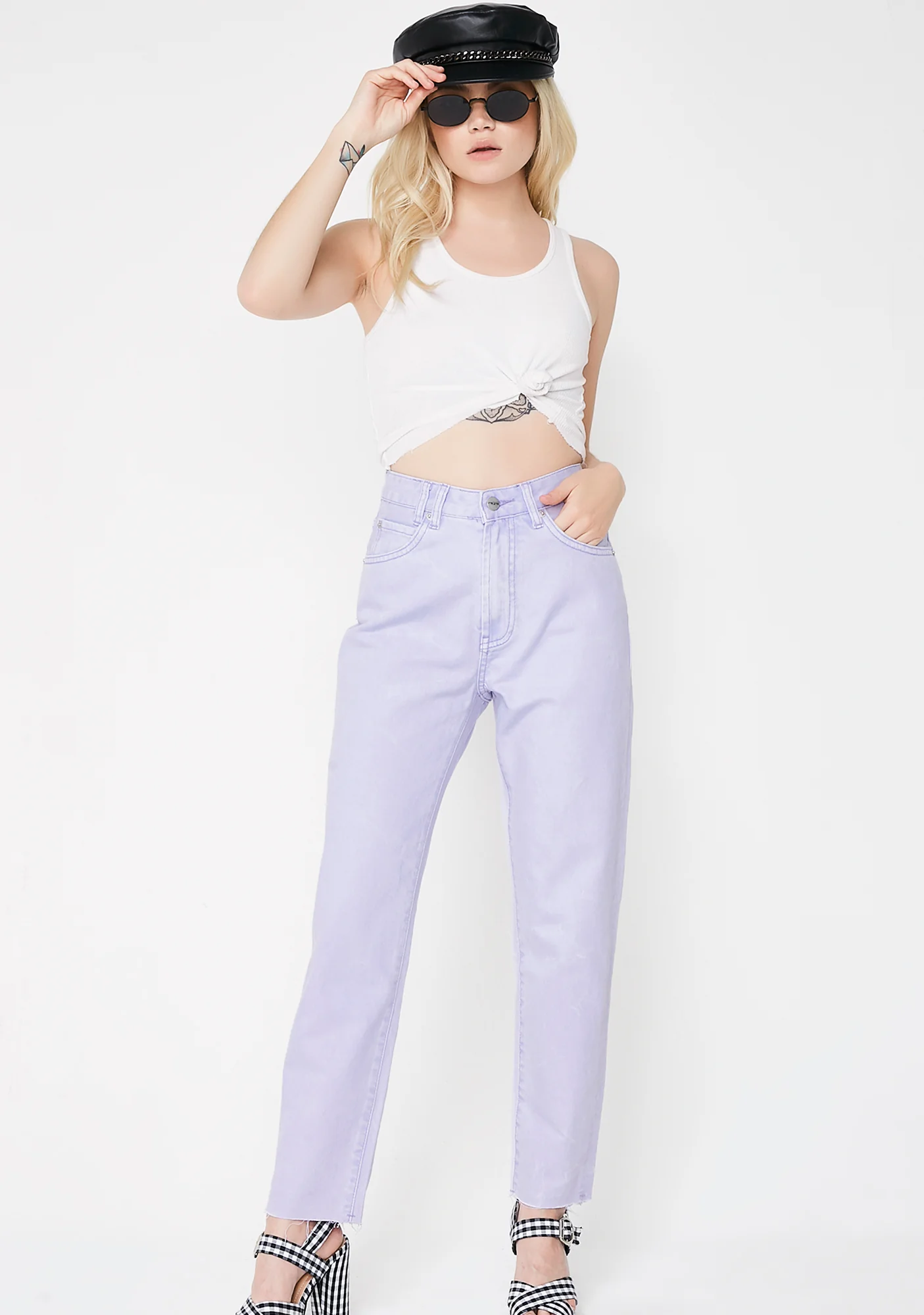 Slater Purple Tina Mom Jeans - Image 5