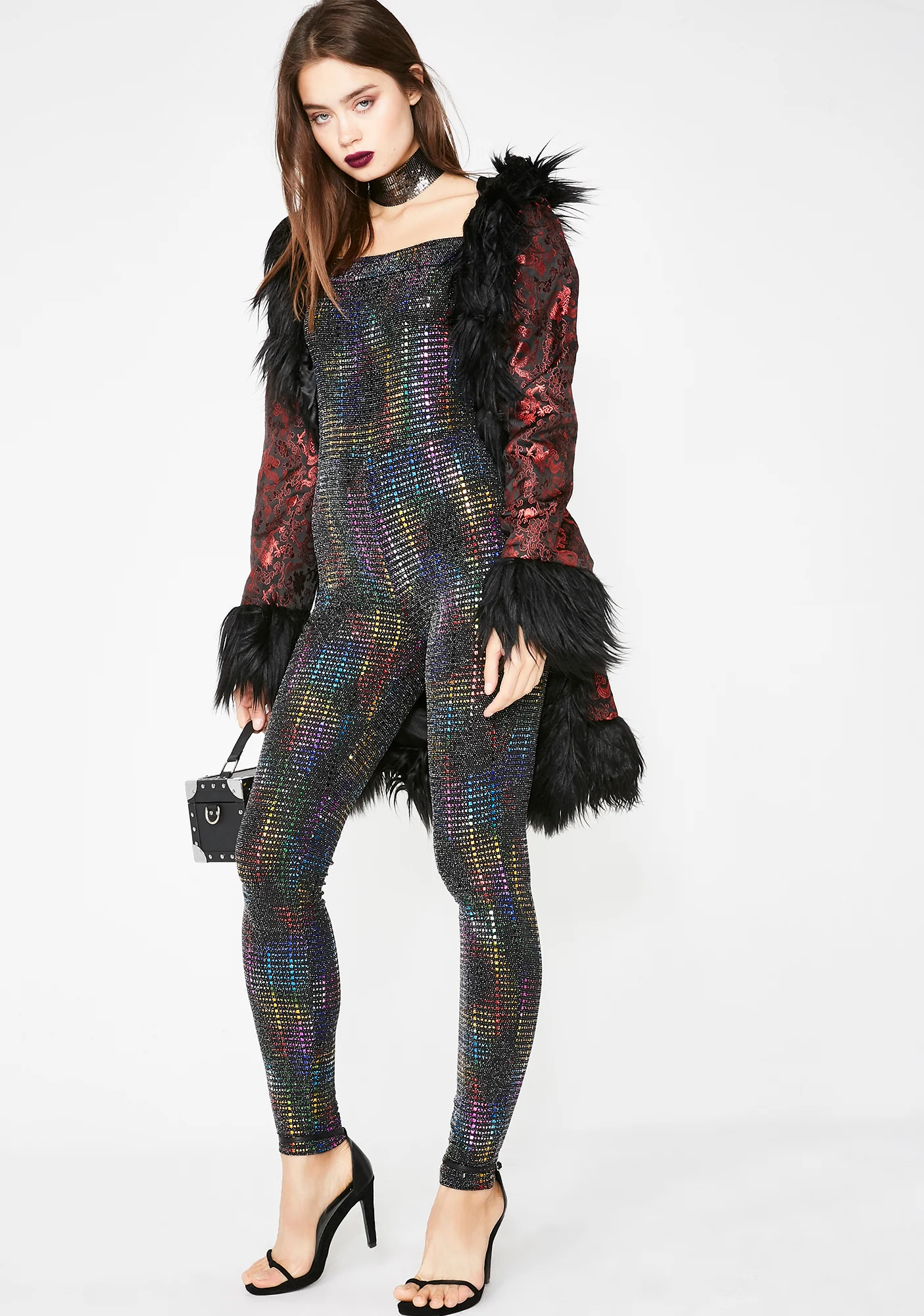 Slay The Nite Away Bodycon Jumpsuit - Image 5