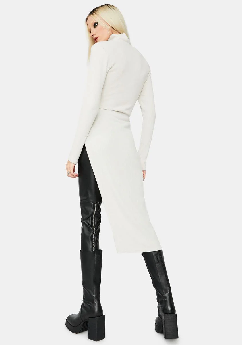 Sly Life Turtleneck Mid Length Sweater - Image 4