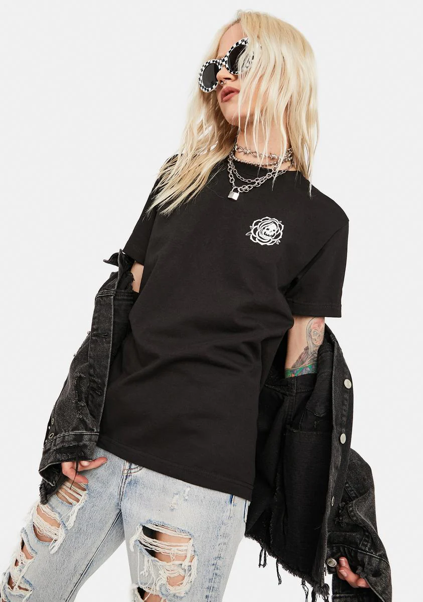 Smell The Roses Graphic Tee - Image 4