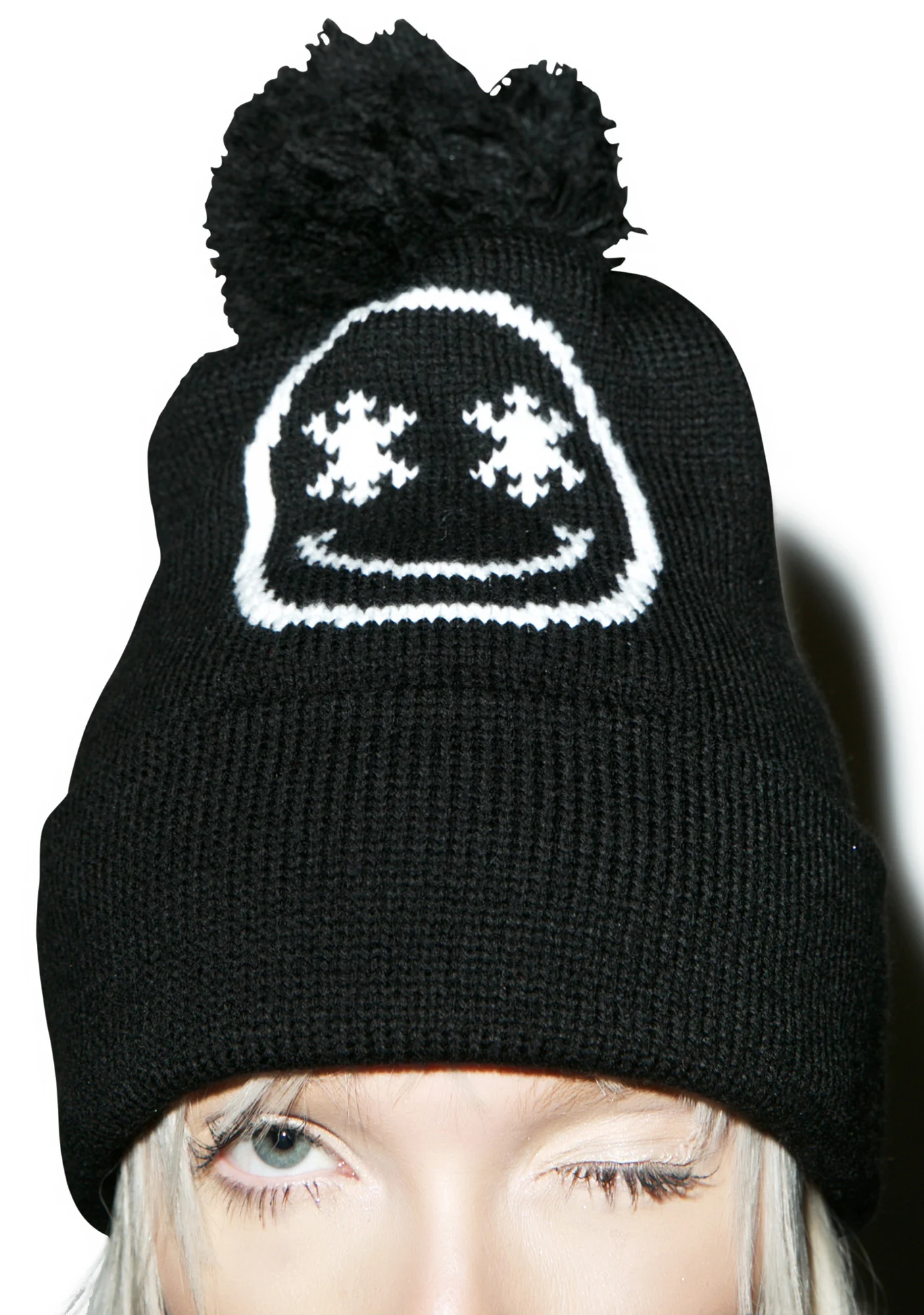 Smileflake With Pom So Deep Beanie - Image 2