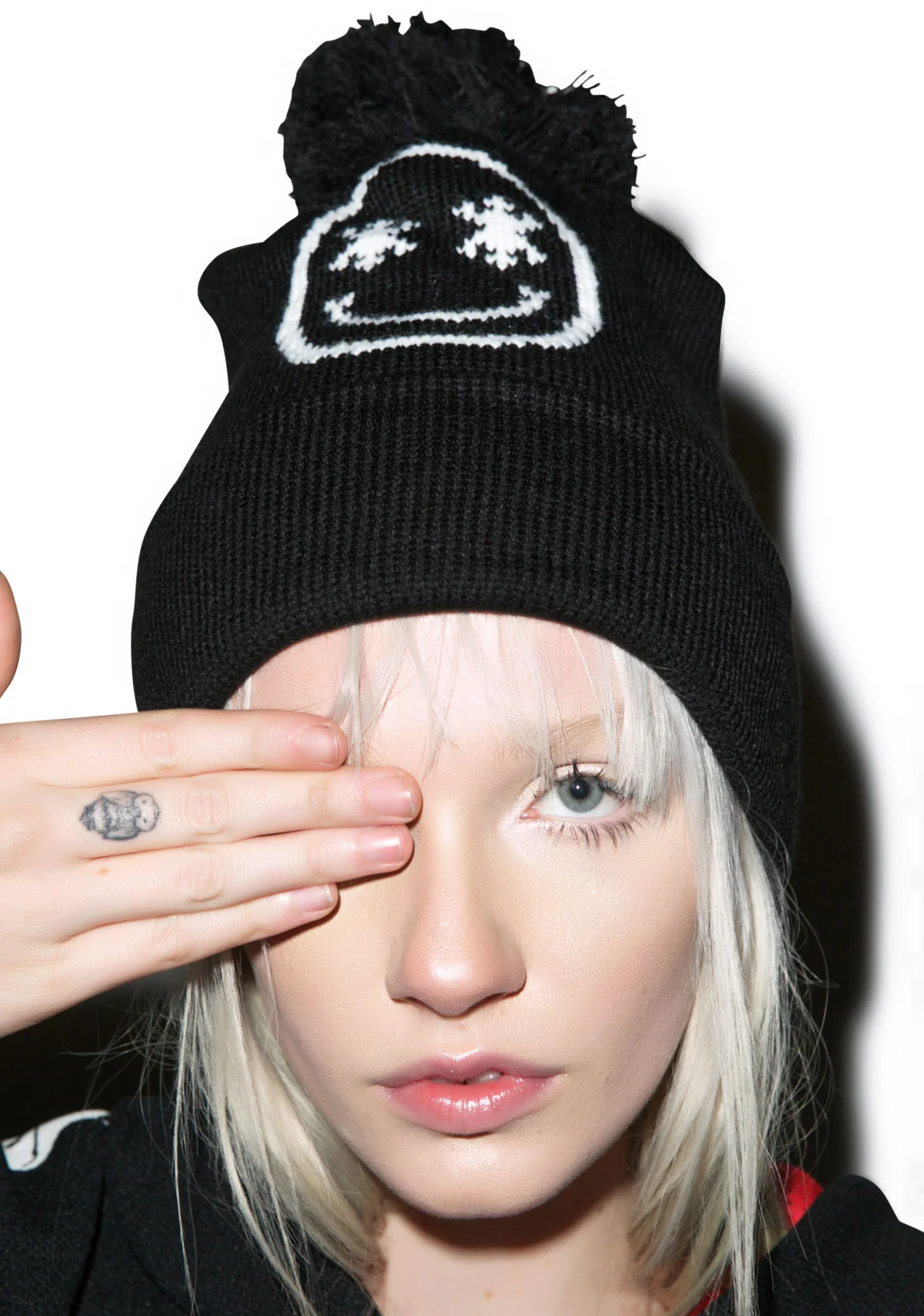 Smileflake With Pom So Deep Beanie - Image 5