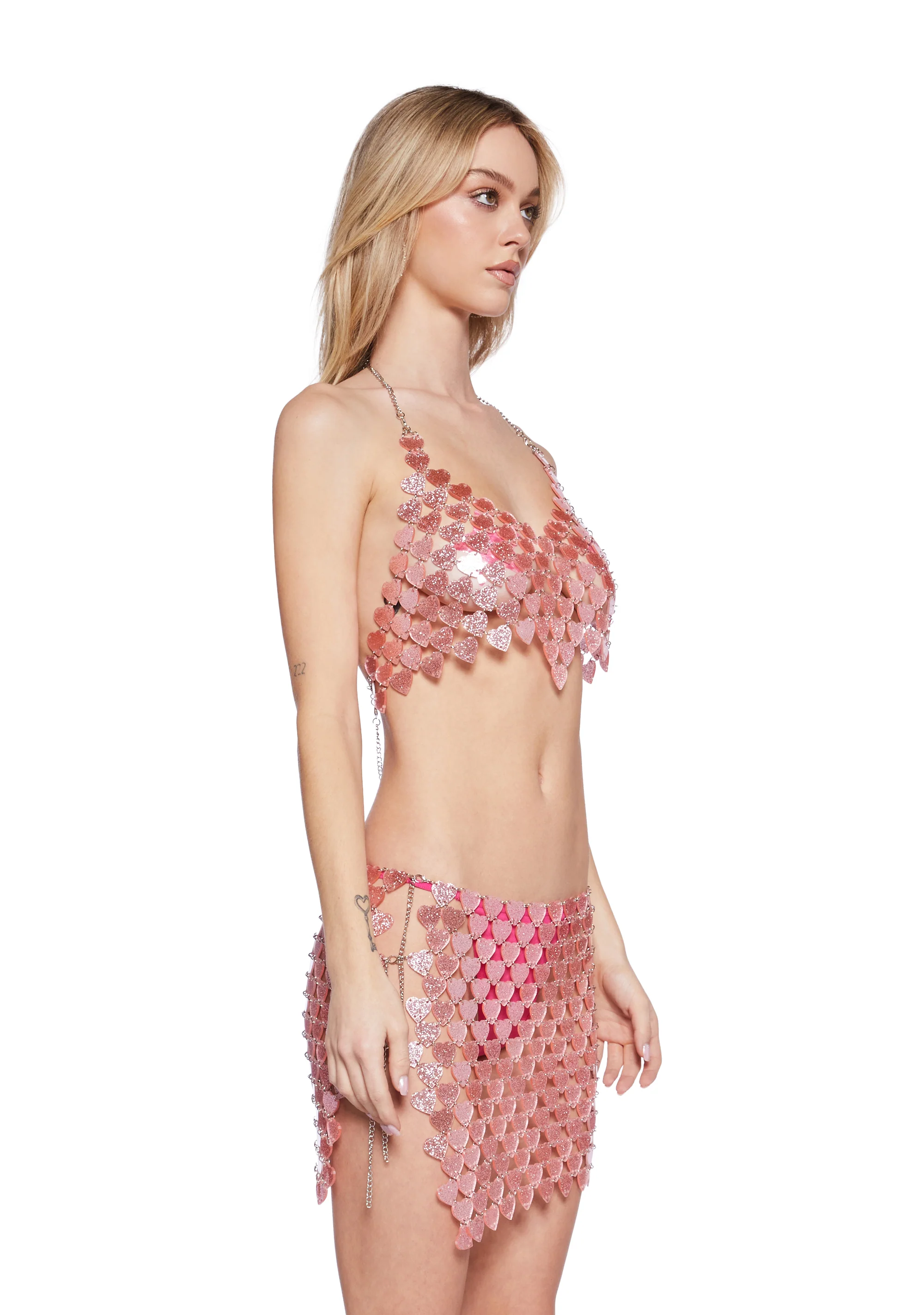 Smitten Image Chain Halter Top - Image 3