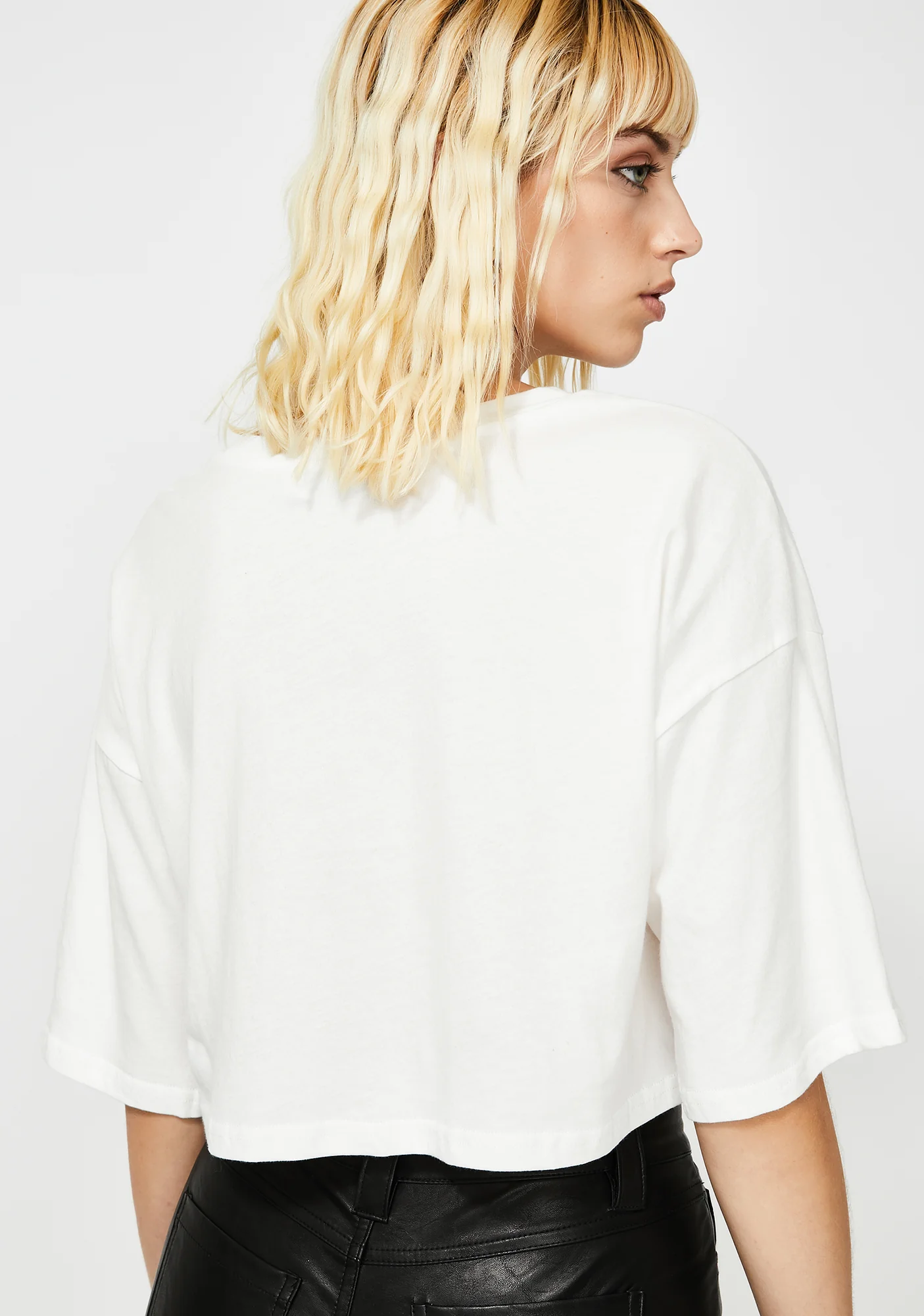 Smoke Show Cropped Graphic Tee - Image 4