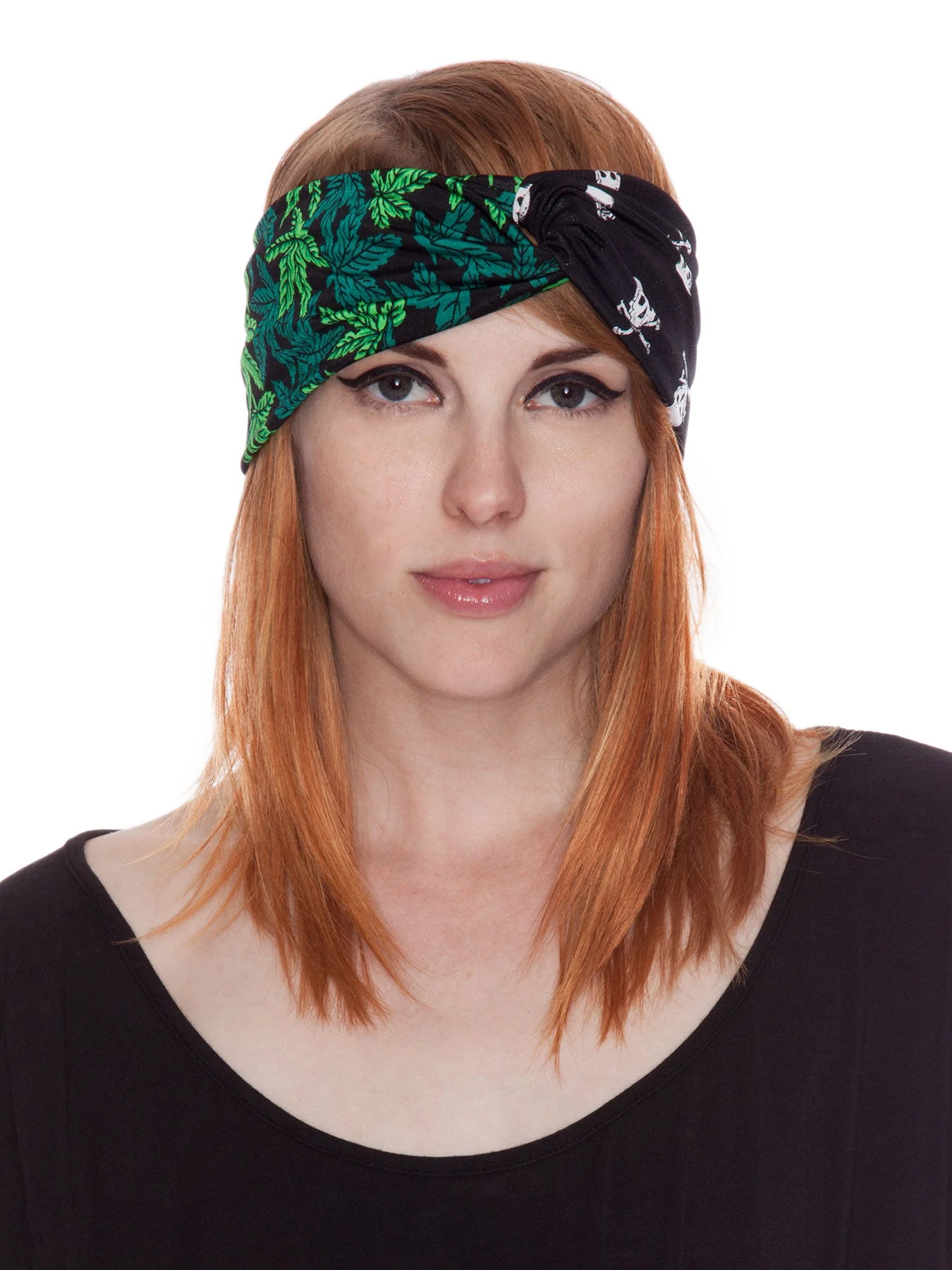Smokin' Skulls Turband - Green - Image 6