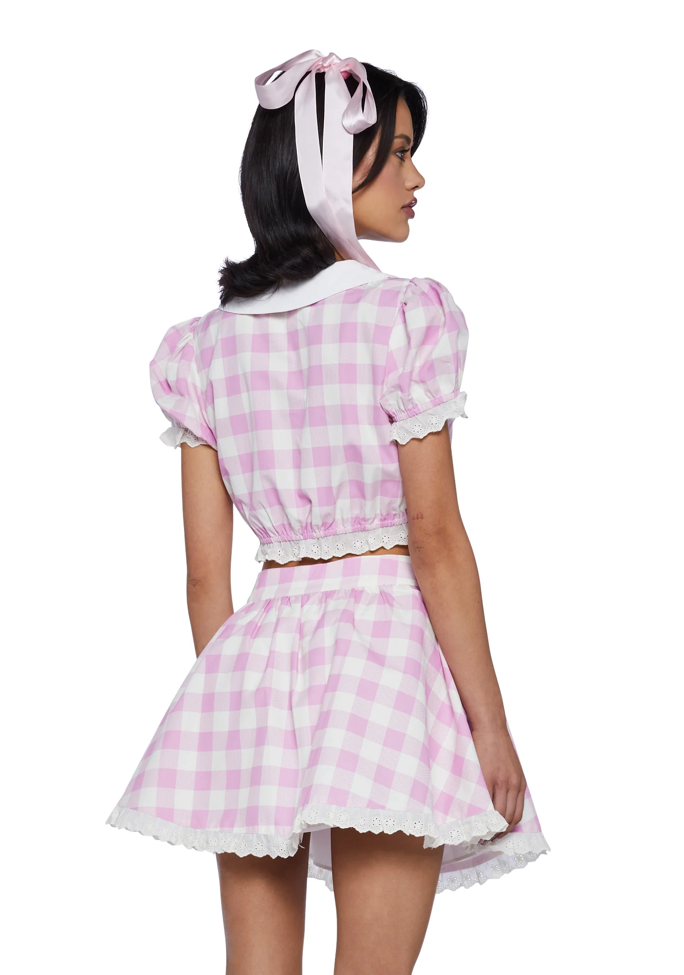 Smore Sweetness Gingham Blouse - Image 4