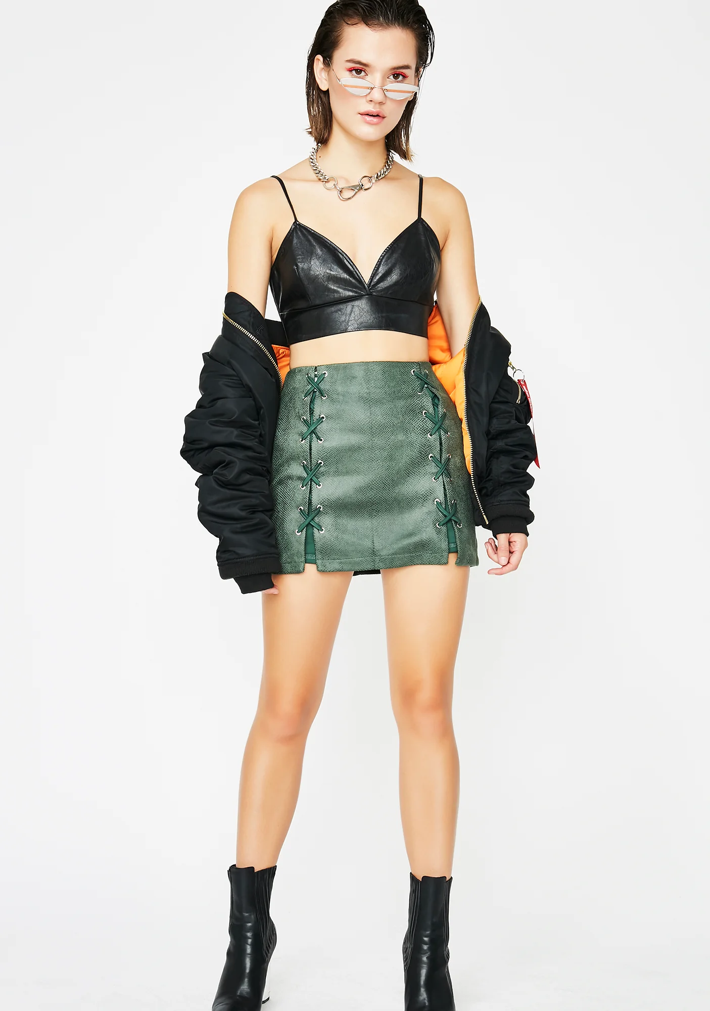 Snake Pit Mini Skirt - Image 2