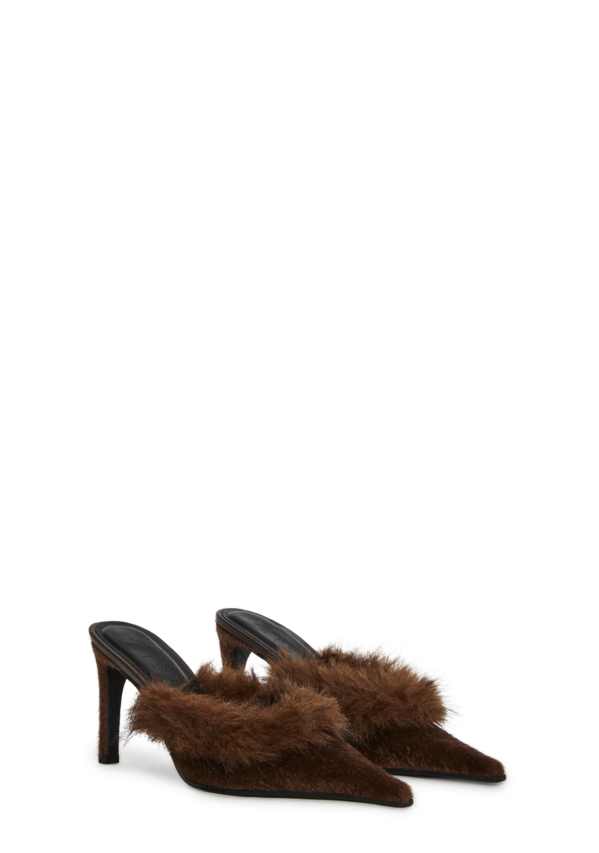 Viral Stardom Faux Fur Mules - Image 3