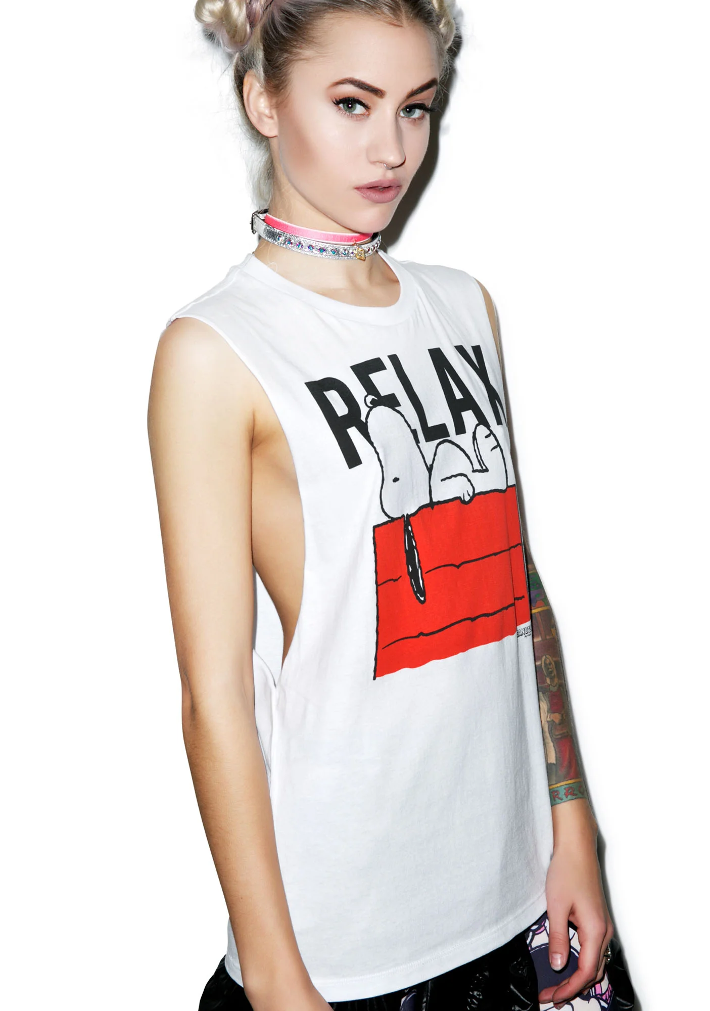 Snoopy Relax Muscle Tee - Image 3