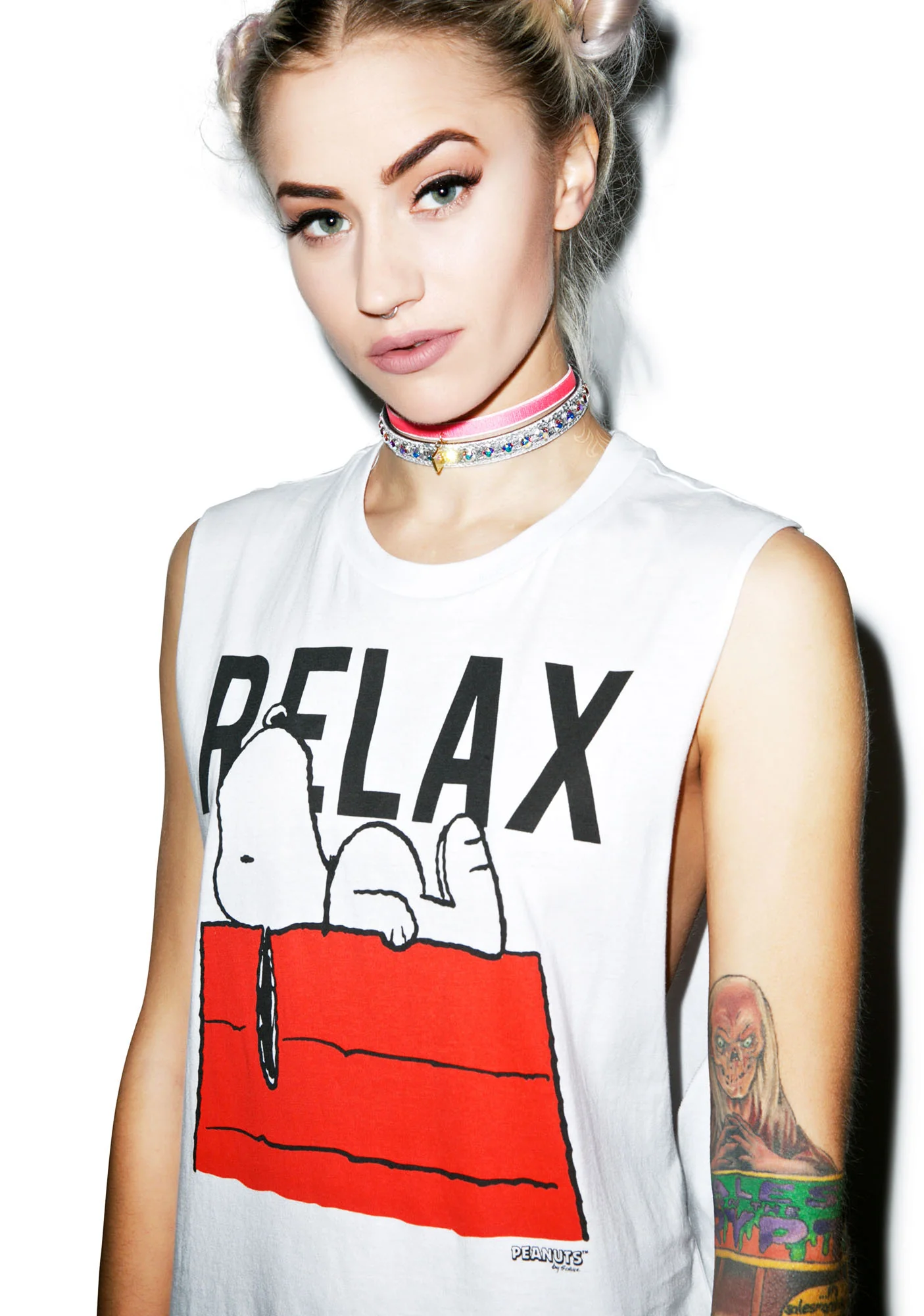 Snoopy Relax Muscle Tee - Image 4