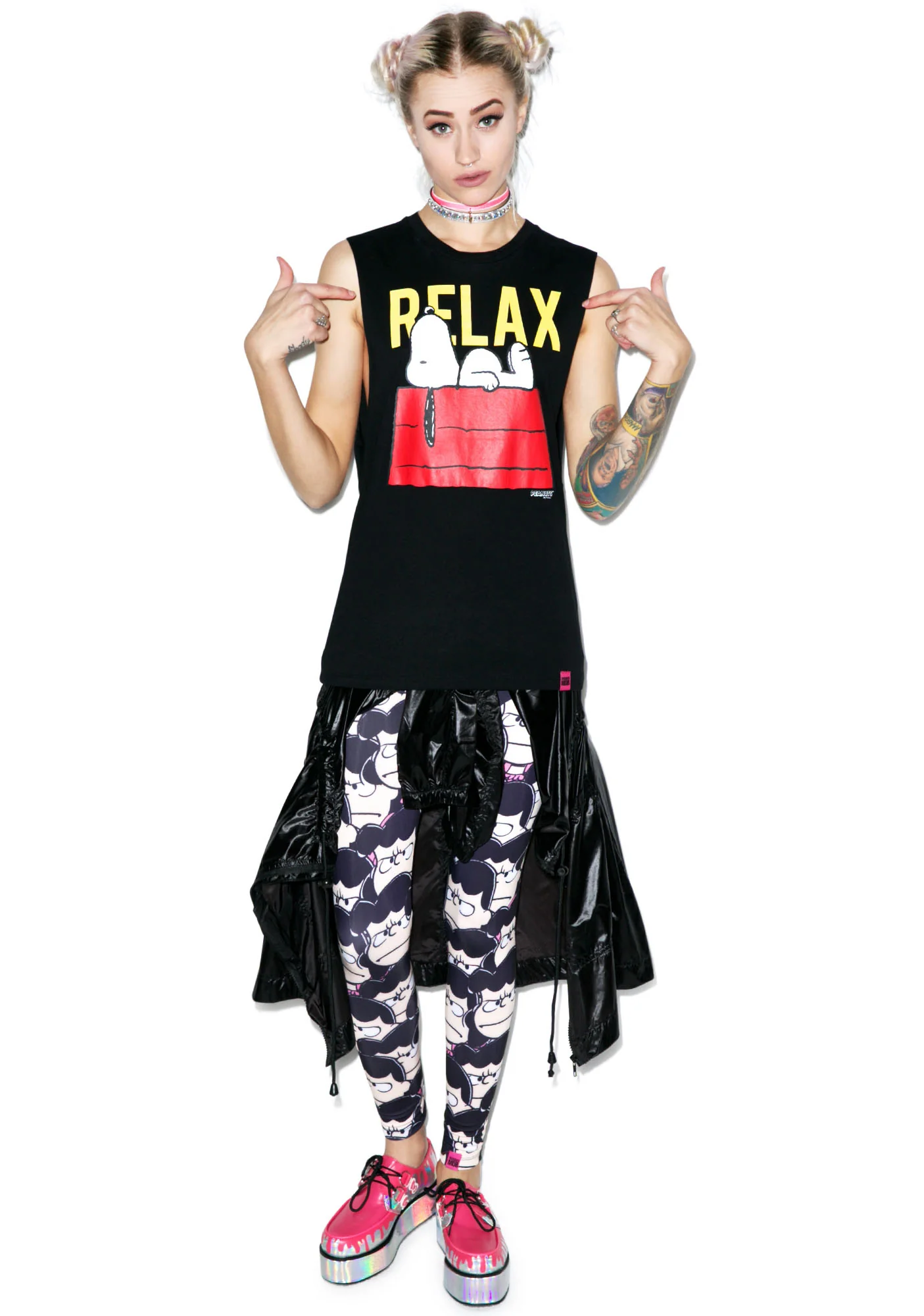 Snoopy Relax Muscle Tee - Image 9