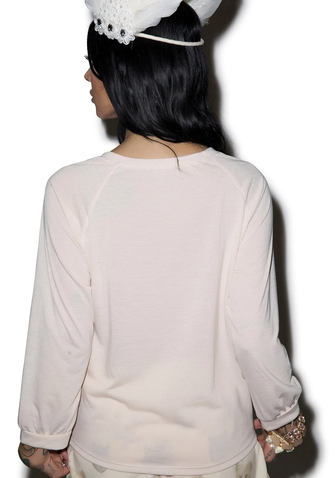 Snow Foxy Raglan - White - Image 6