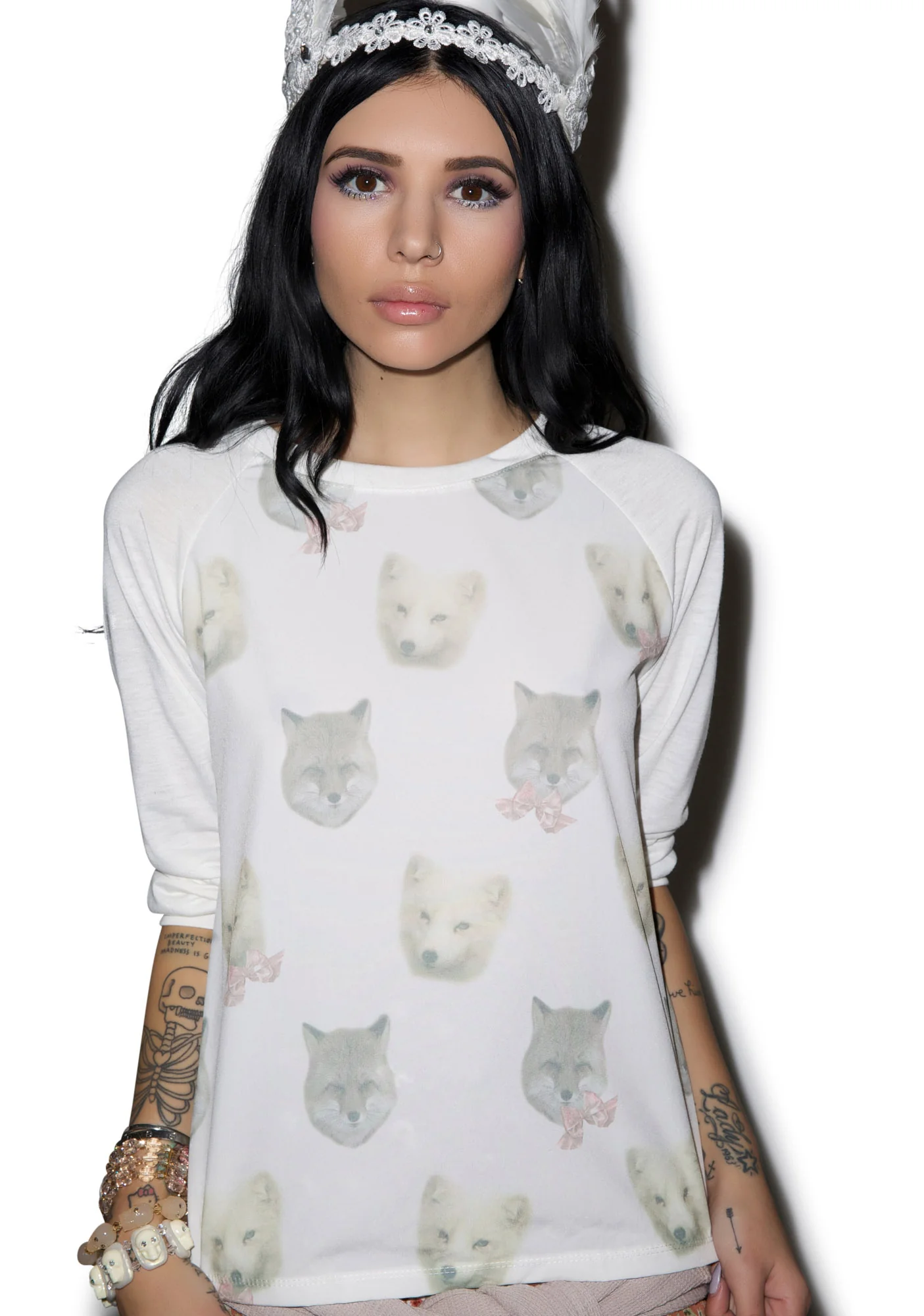 Snow Foxy Raglan - Image 5
