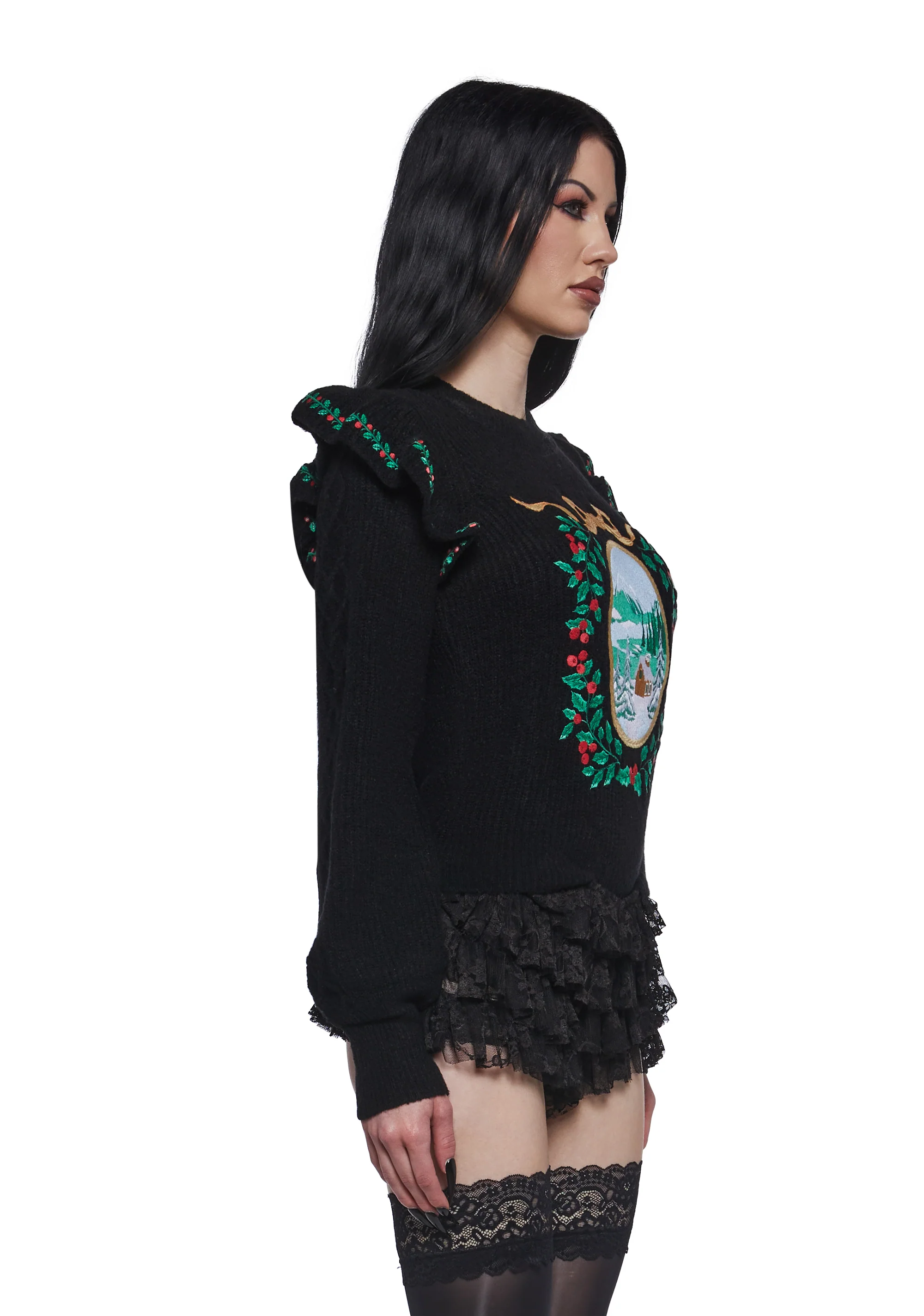 Snowbound Heirloom Knit Sweater - Image 3
