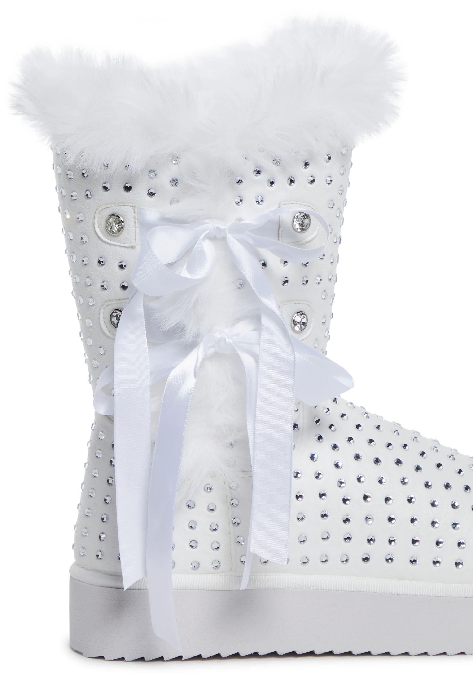 Snowflake Cadet Rhinestone Booties - Image 2