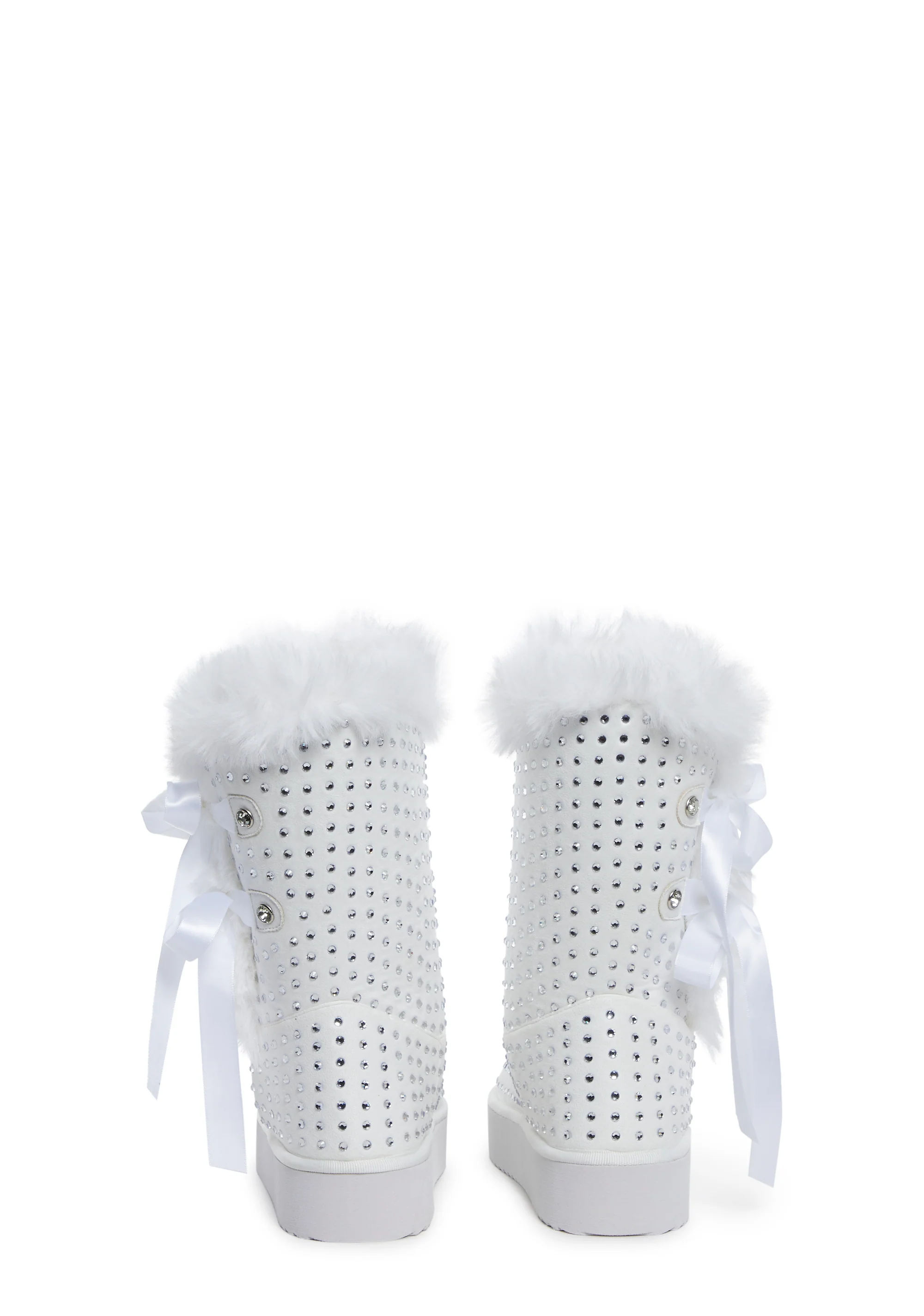 Snowflake Cadet Rhinestone Booties - Image 4