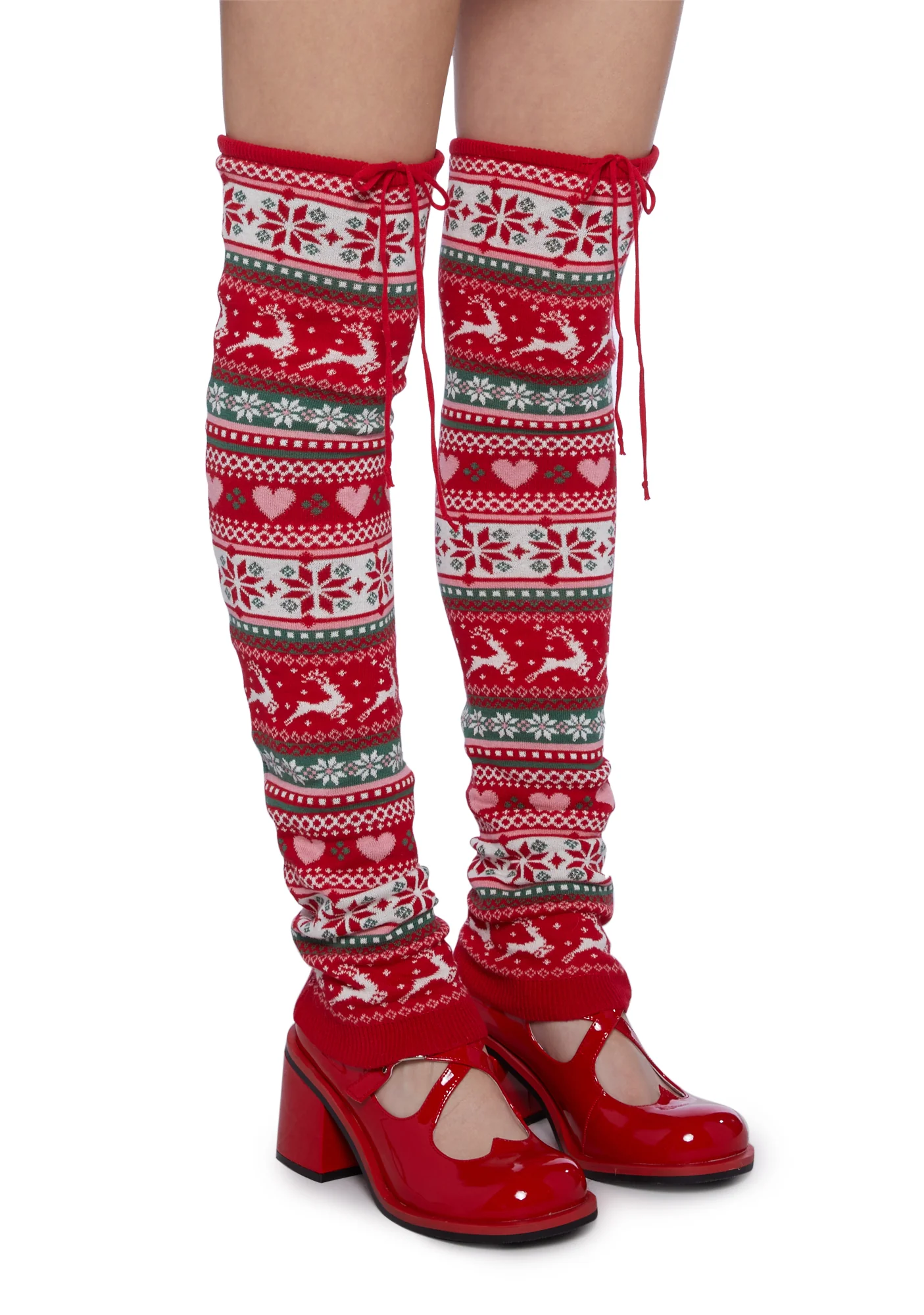 Snowy Soiree Leg Warmers - Image 3