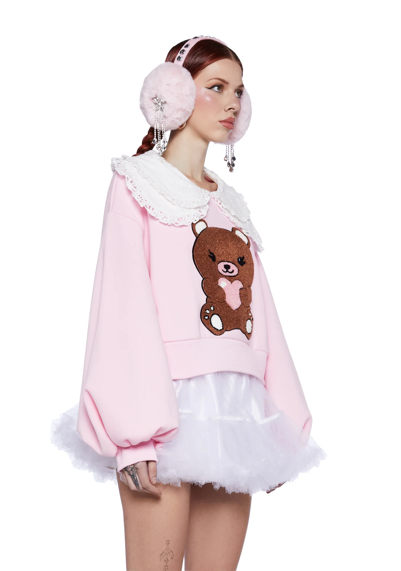 Snuggle Up Collared Sweatshirt - Image 3
